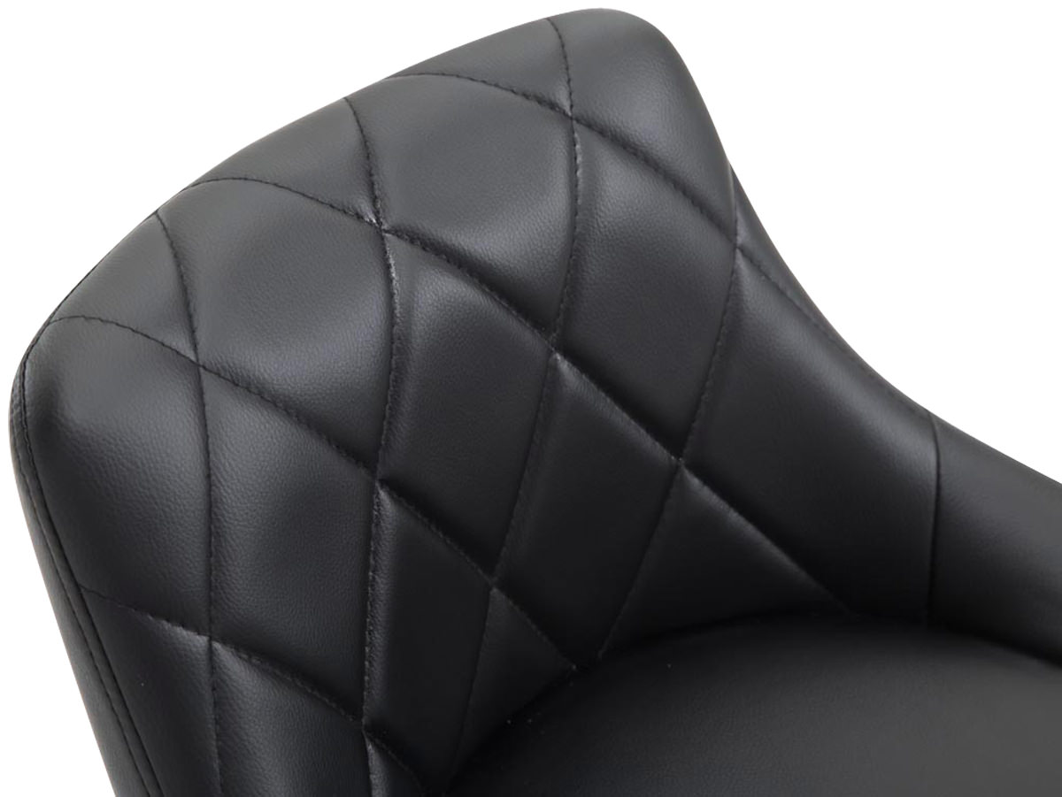 2er Set Barhocker Lazio Kunstleder C, schwarz