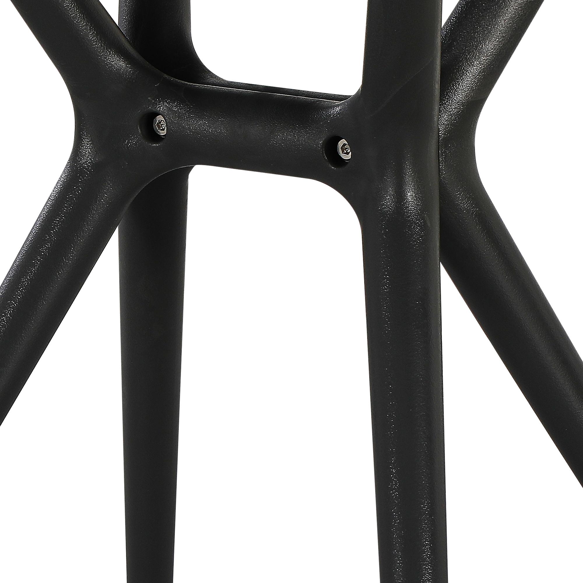 Tisch Becky eckig 72 x 72 cm, schwarz