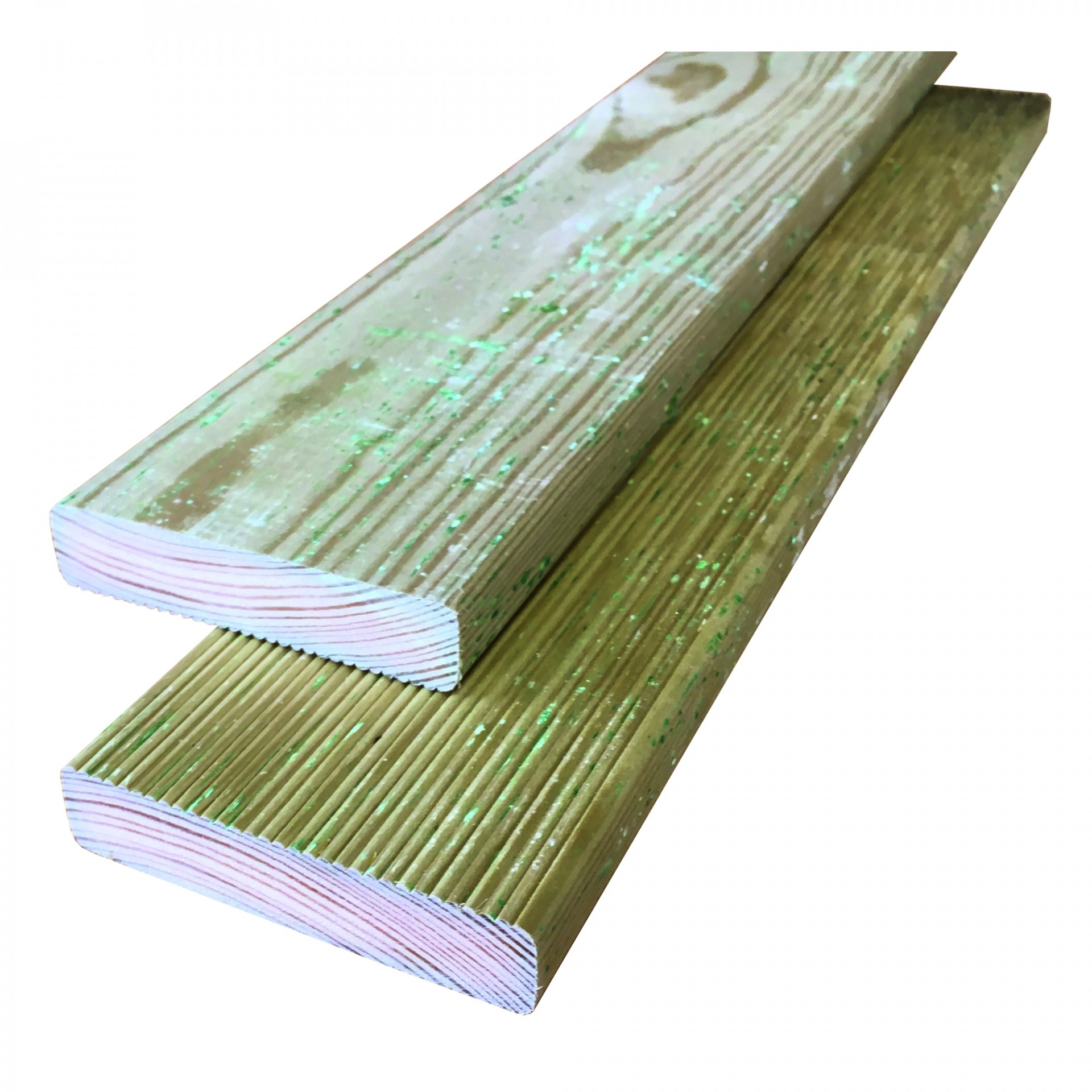 526568 Konstruktionsholz, 20 x 95 x 3000 mm, kdi grün, einseitig geriffelt