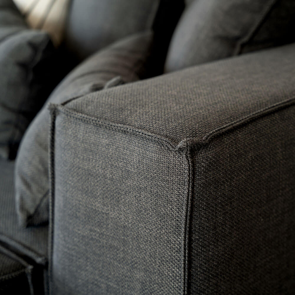 Modulares Sofa VERONA L - 327 x 207 cm Anthrazit