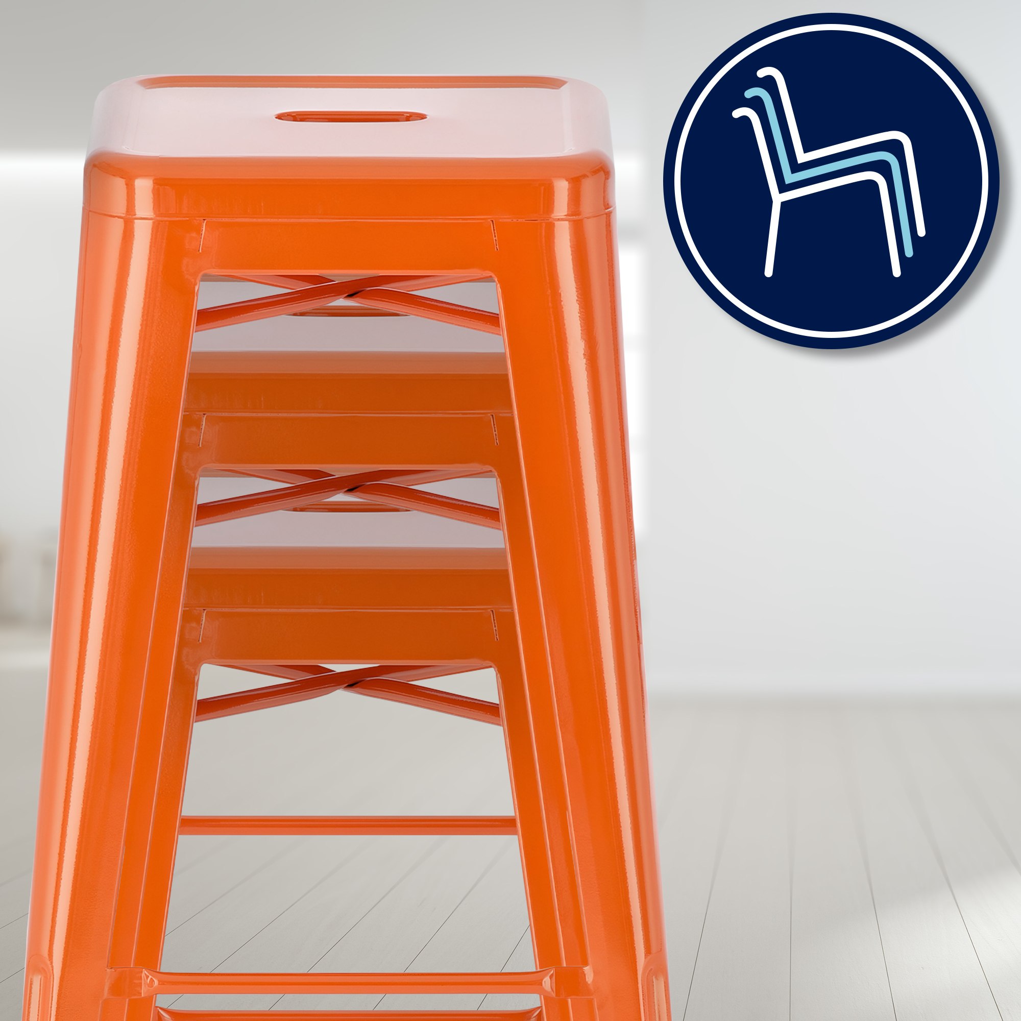 Barhocker Joshua, orange