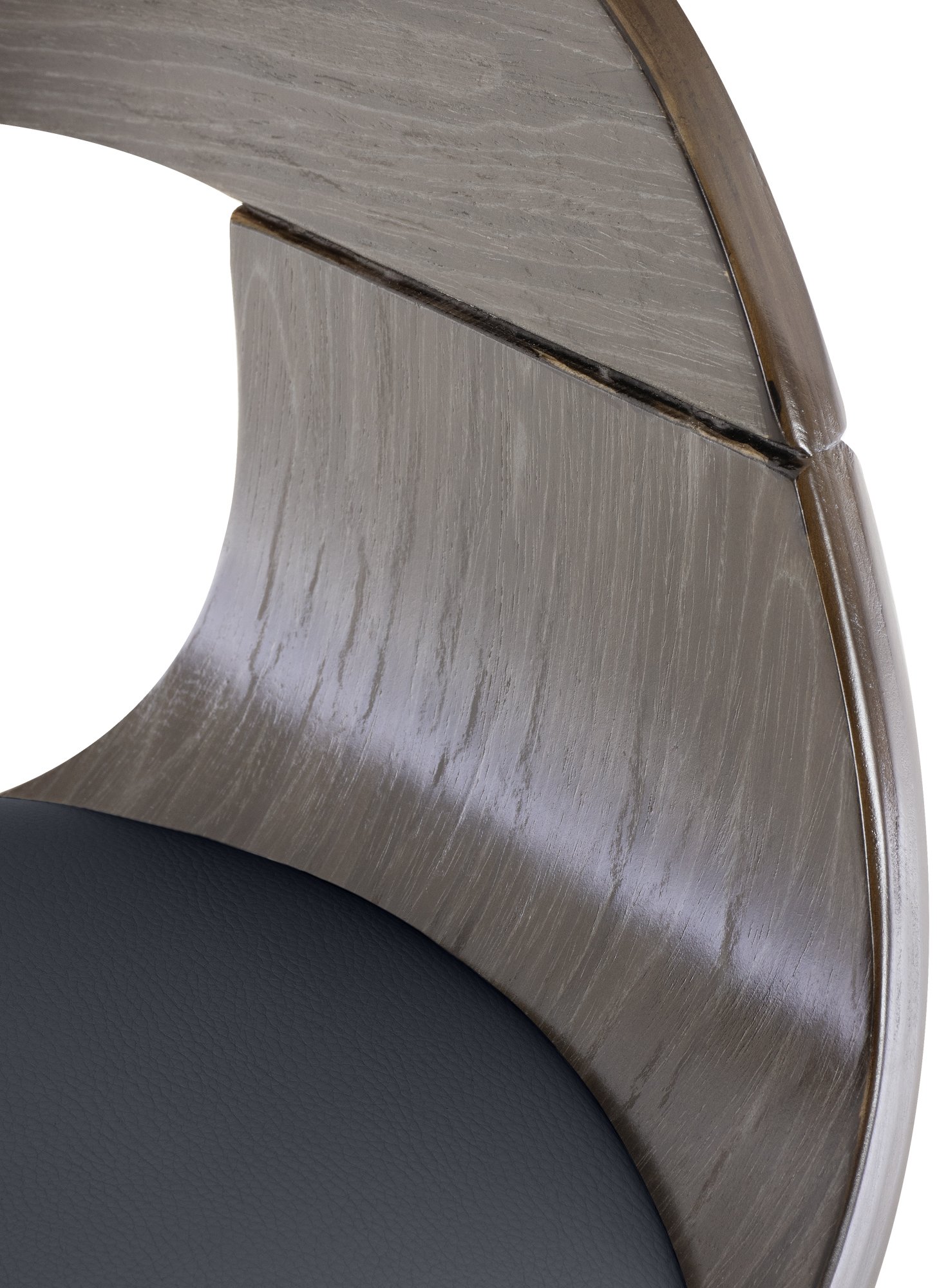 Barhocker Kingston C, schwarz/grau