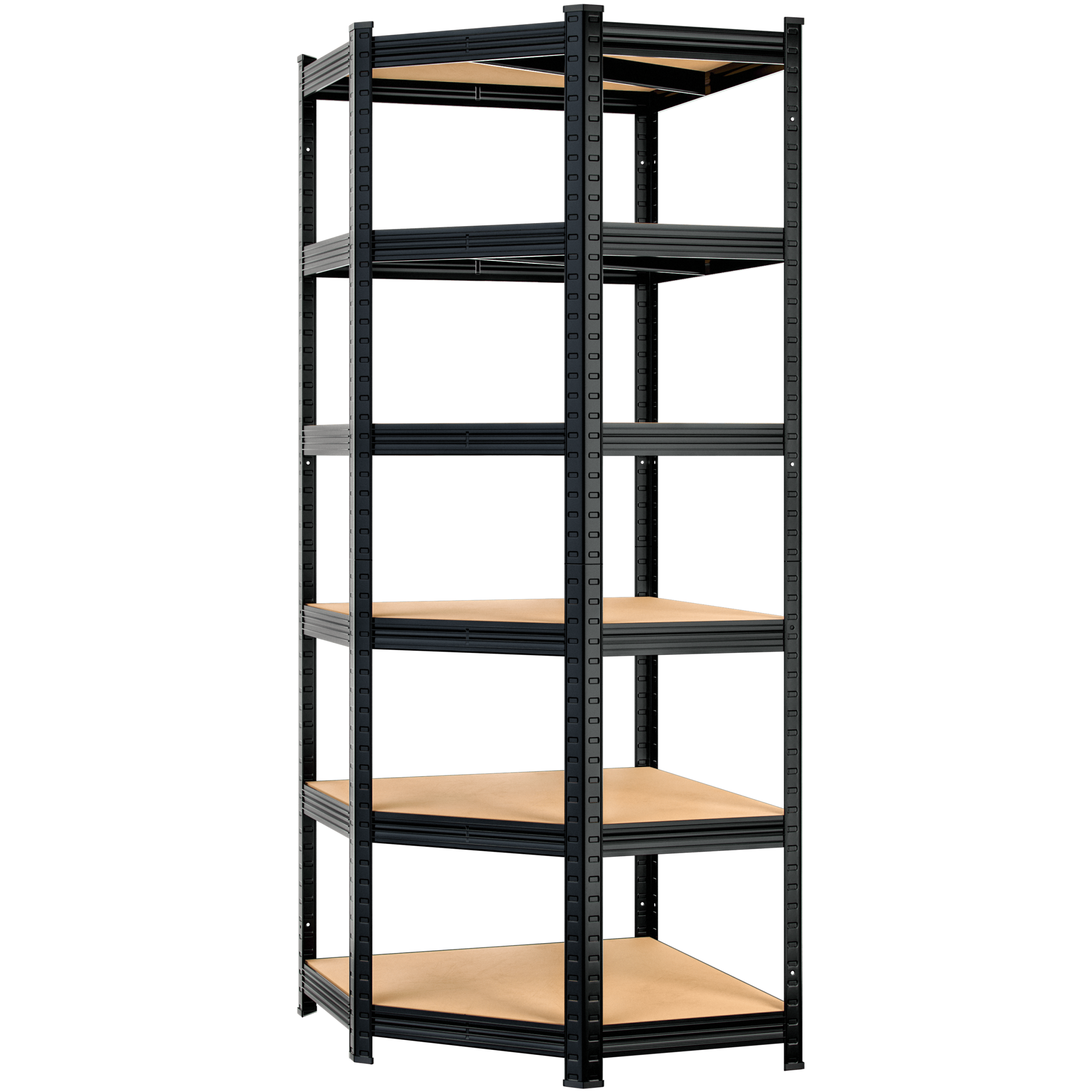 Schwerlasteckregal 180x70x40cm Schwarz 875kg