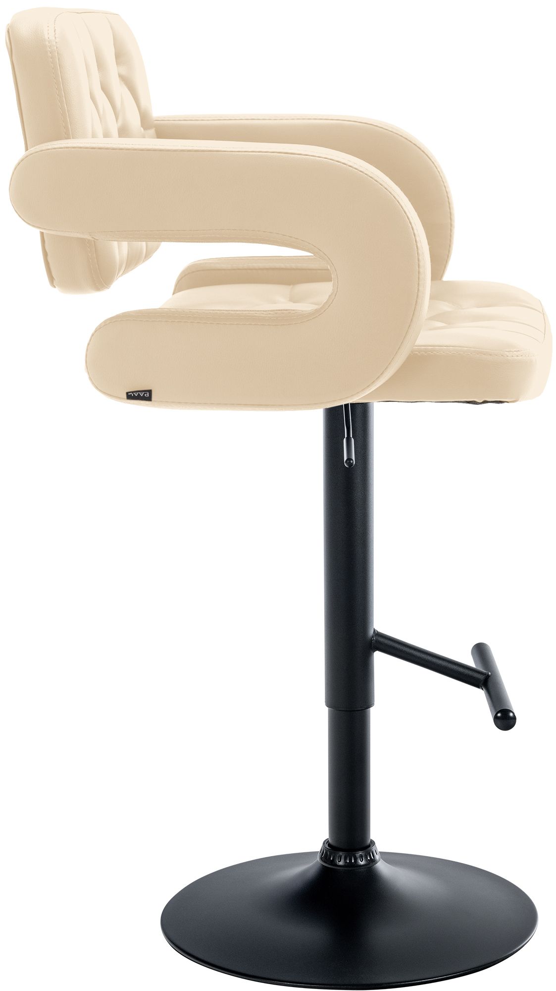 Barhocker Dublin schwarz, creme