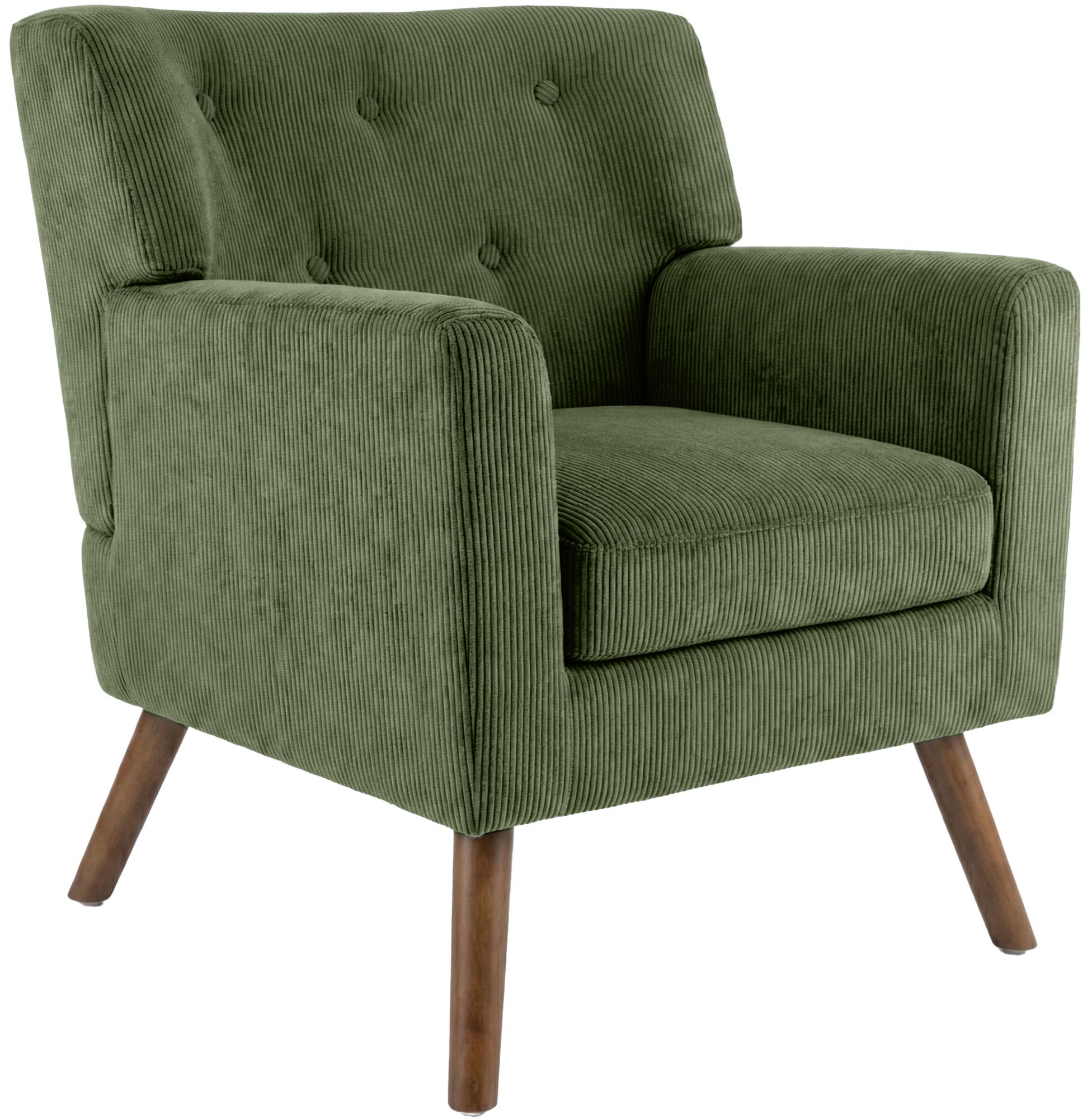 Sessel Kioni Cord, grün