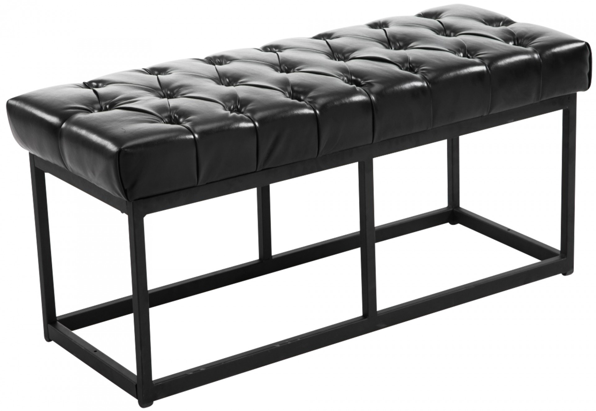 Sitzbank Amun Kunstleder B100, schwarz