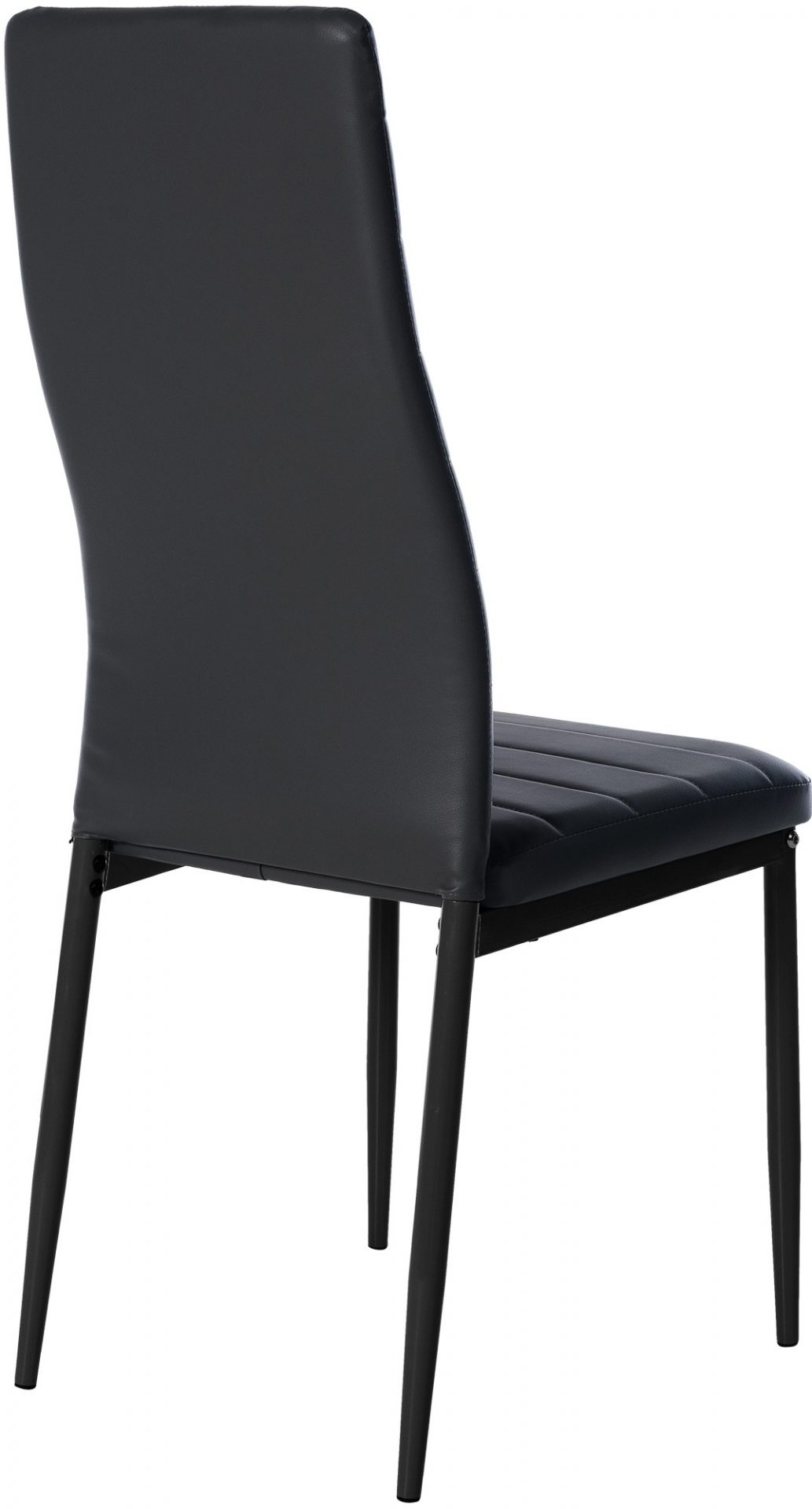Esszimmerstuhl Mayfair Kunstleder, schwarz