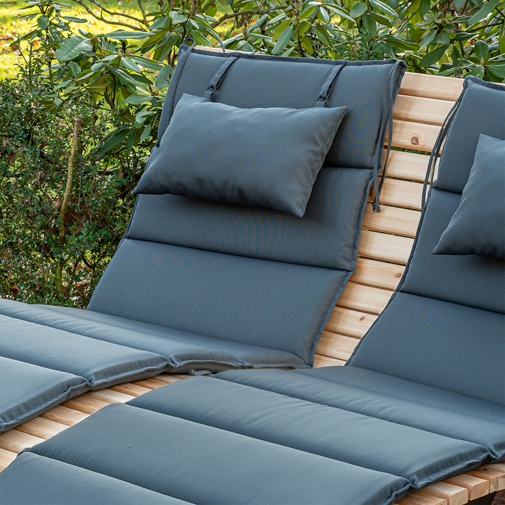 Wellenholzliege/Waldsofa TAIGA - 2 Auflagen