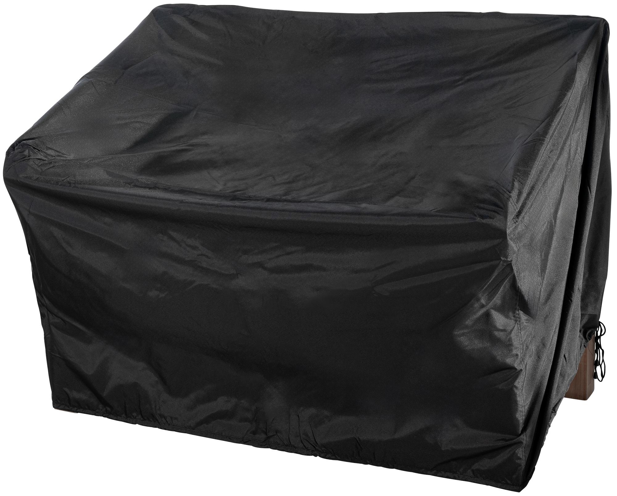 Abdeckhaube für 120cm Gartenbank, schwarz