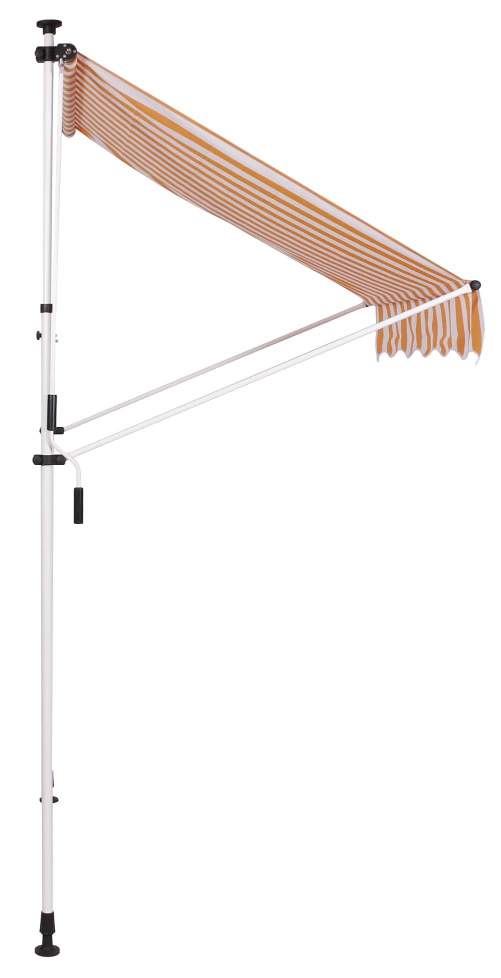 Klemmmarkise Westerly 350x120 cm, weiß/gelb