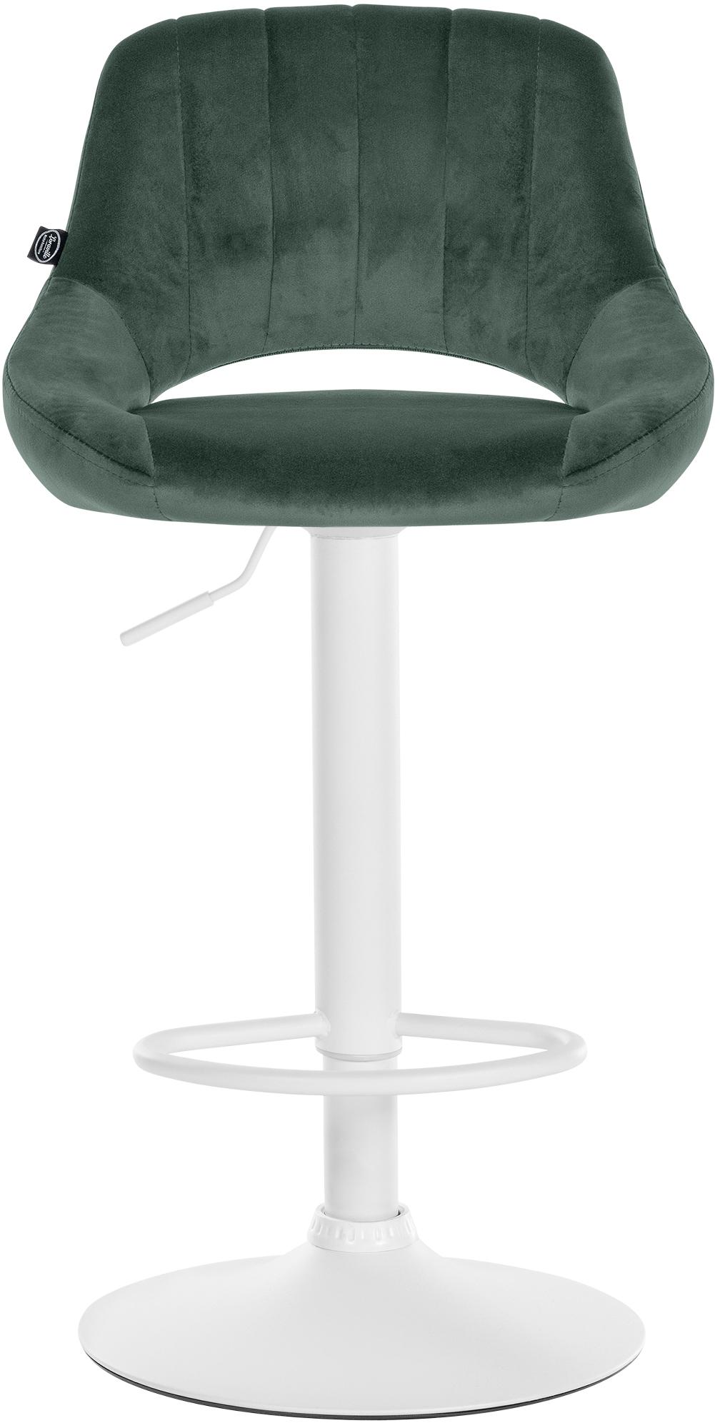 2er Set Barhocker Milet Samt W, grün
