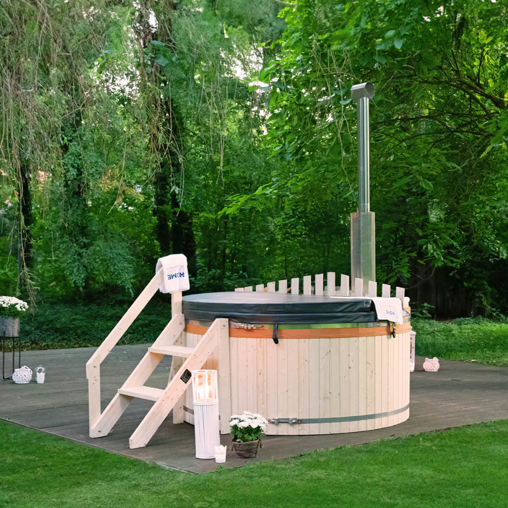 Hot Tub mit Ofen SKANDI L - Ø210cm
