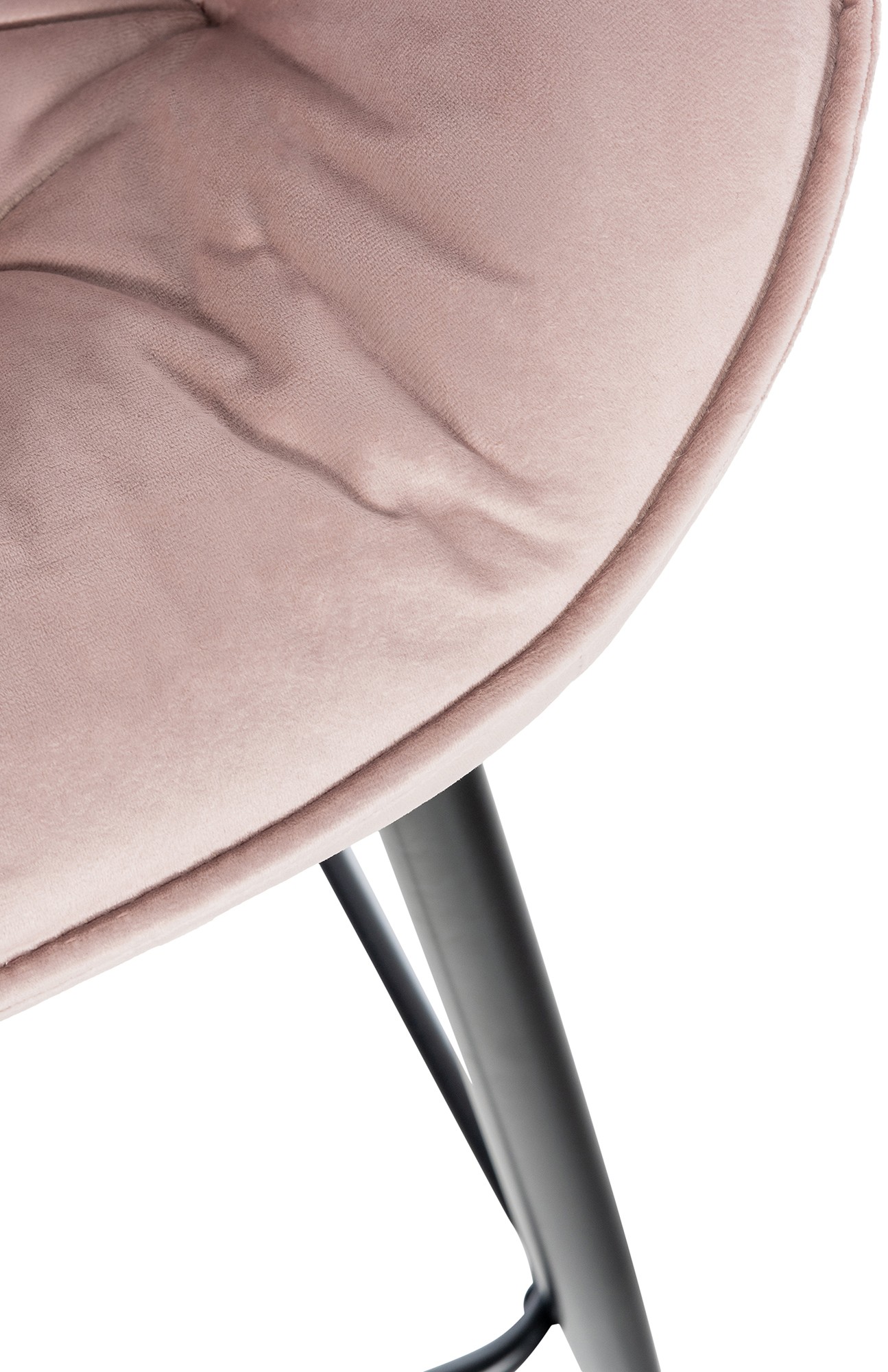 Barhocker Gibson 76 Samt, pink