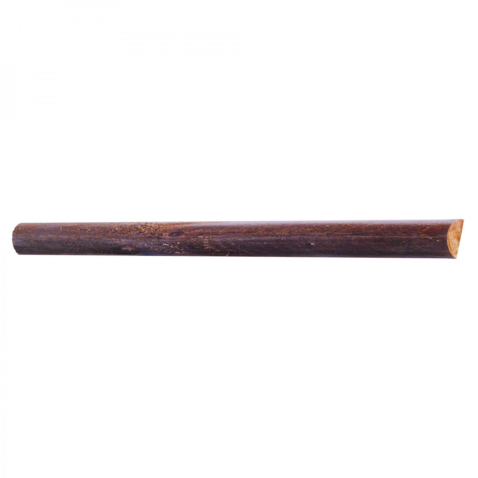 526390 Querriegel 7 x 250 cm, gefräst, kdi braun, Halbrund