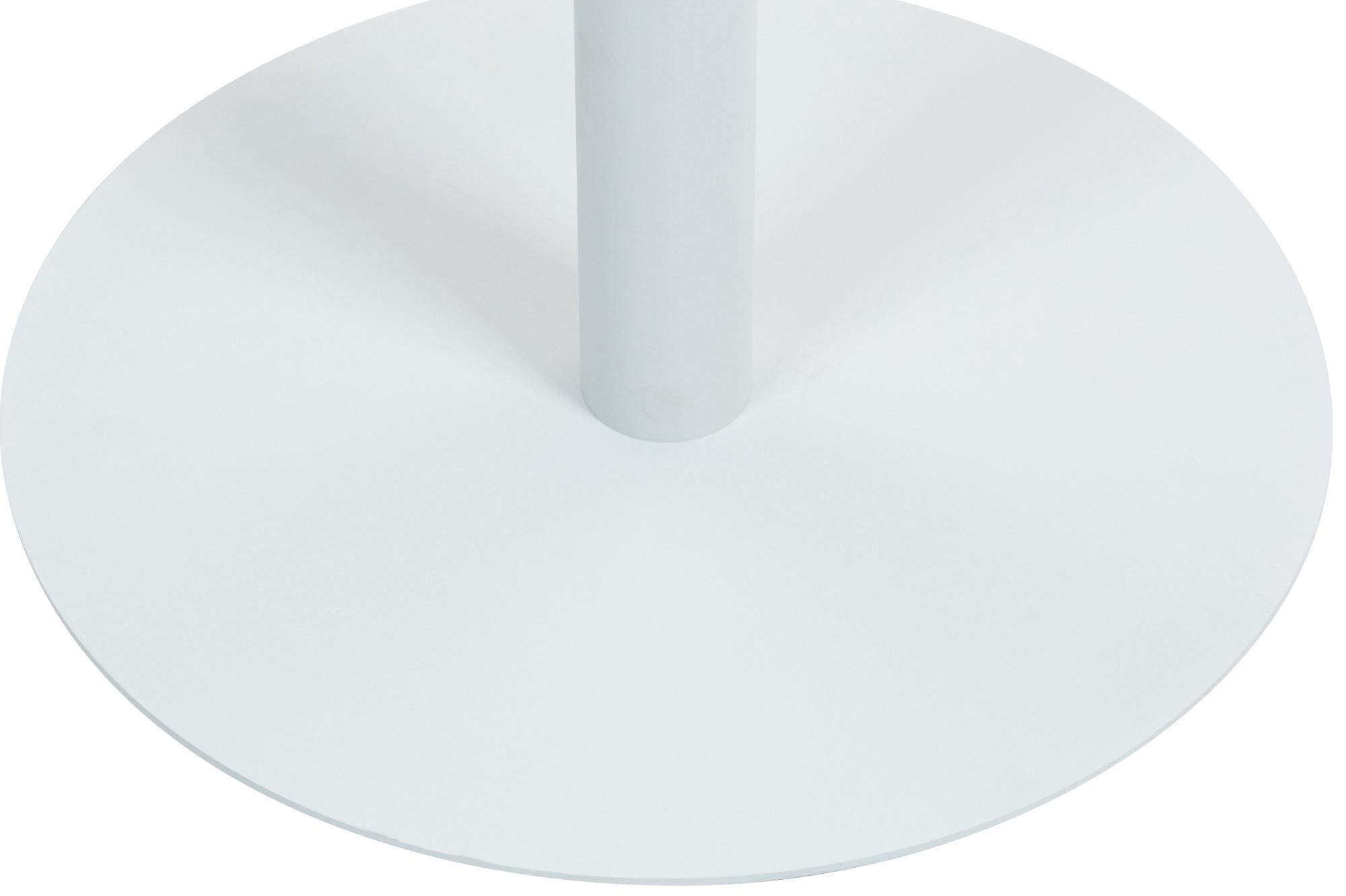 Stehtisch Hereford rund 75 cm, weiß/weiß