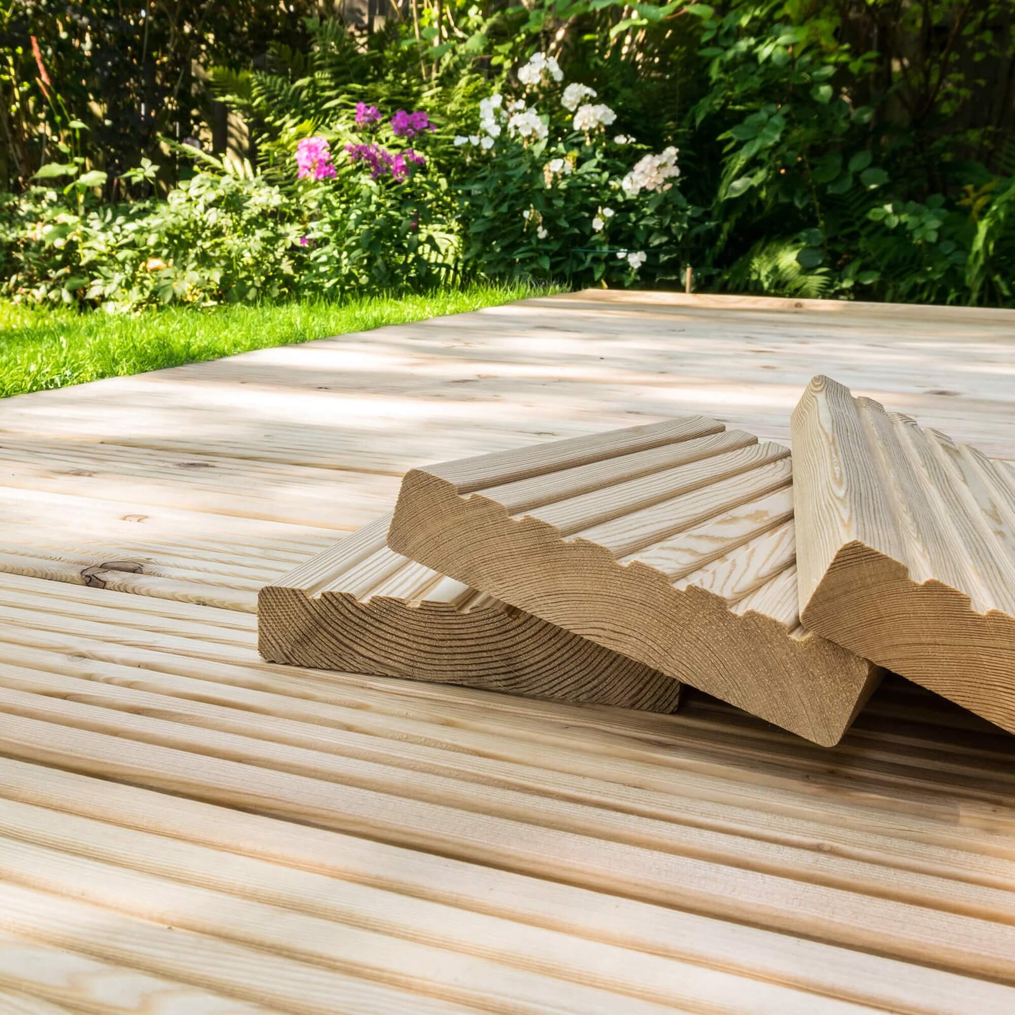 Terrassendielen Lärche Holz ARIS - 20m²