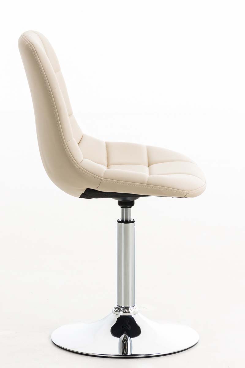 Stuhl Emil Kunstleder, creme