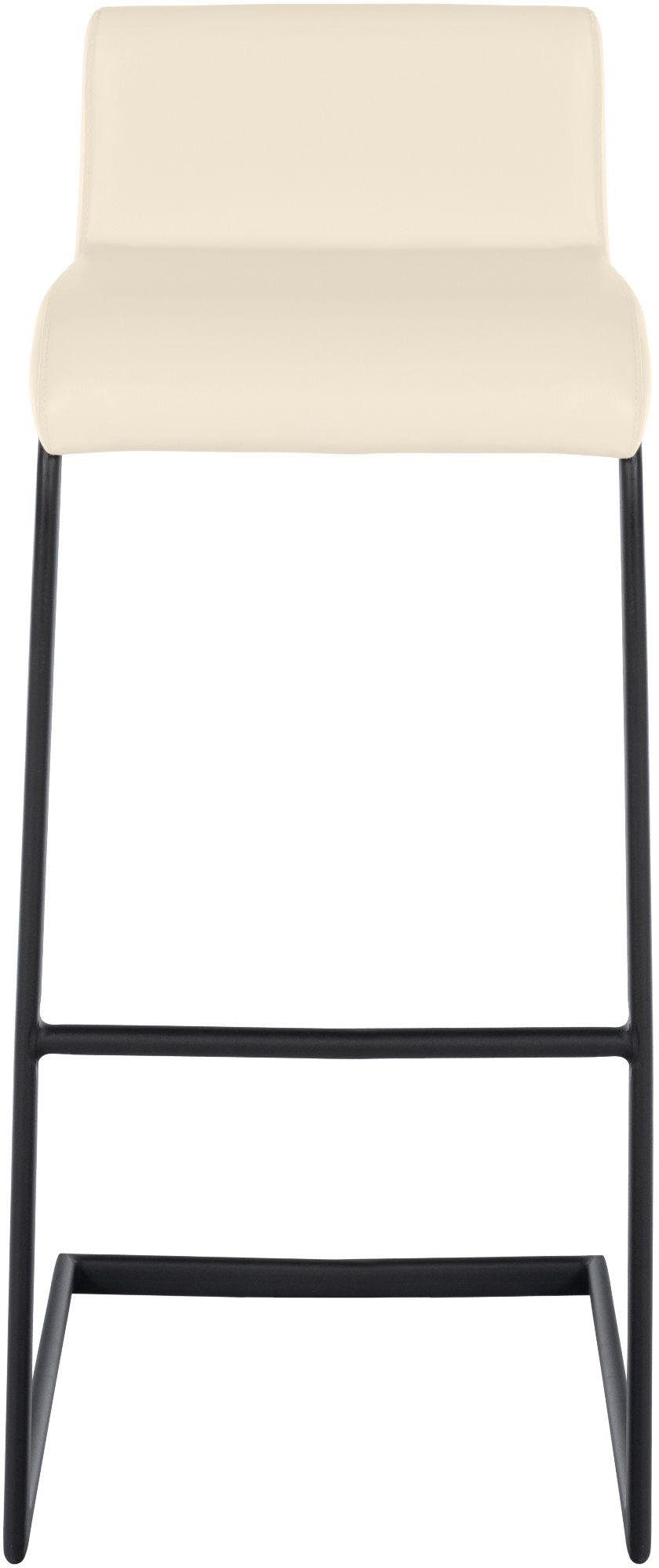 2er Set Barhocker Newport B Kunstleder, creme