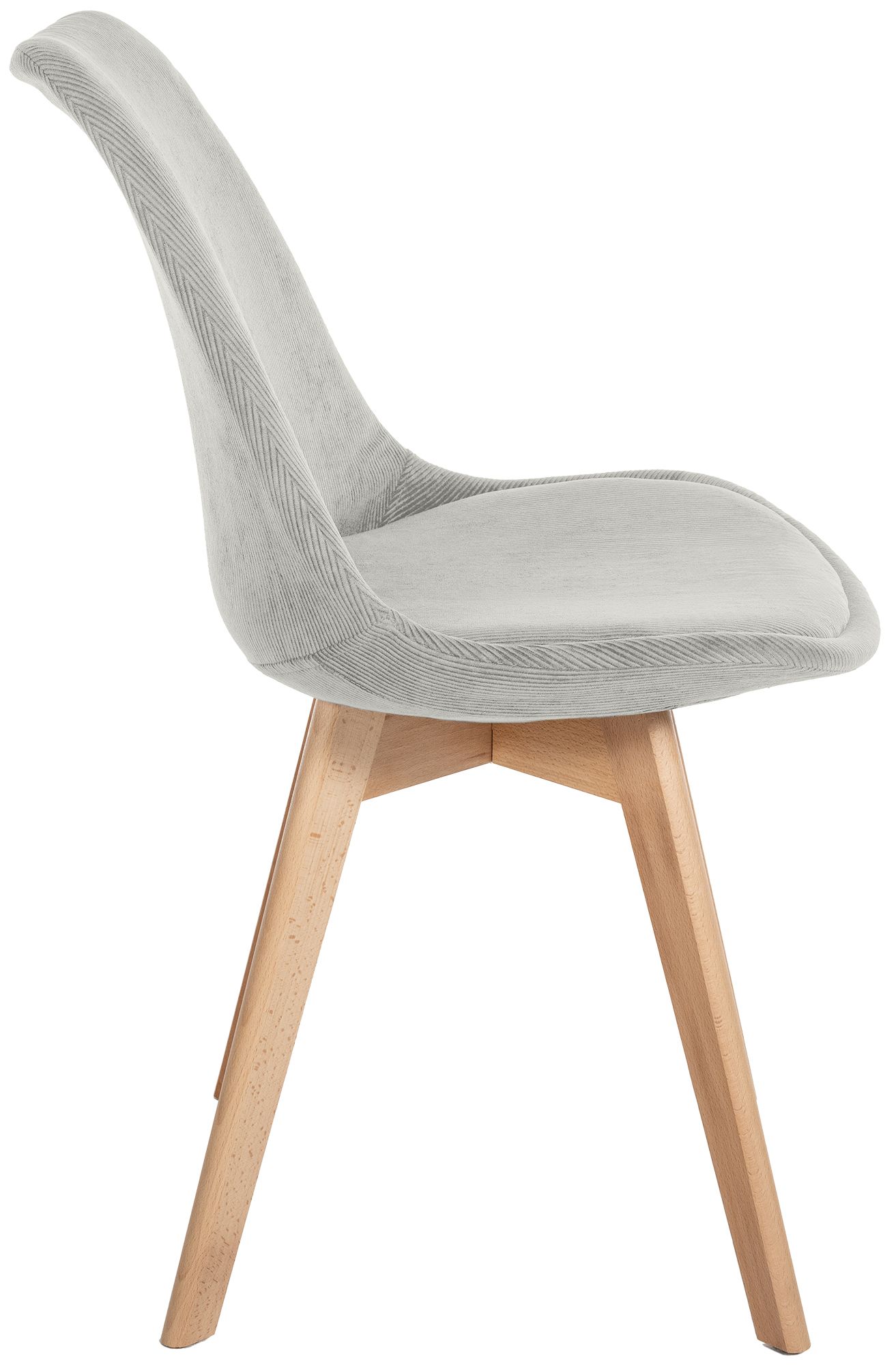 Stuhl Linares Cord, grau