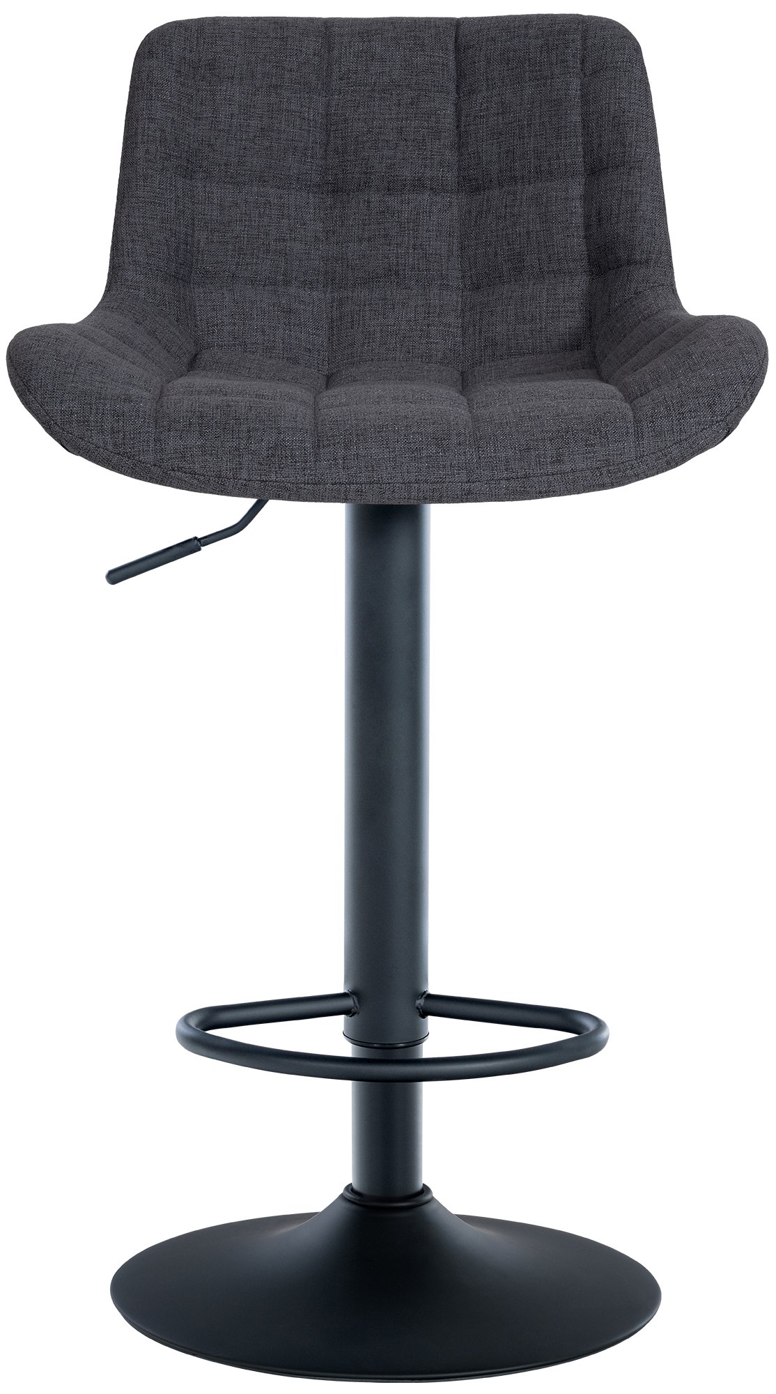 2er Set Barhocker Tover Stoff, schwarz