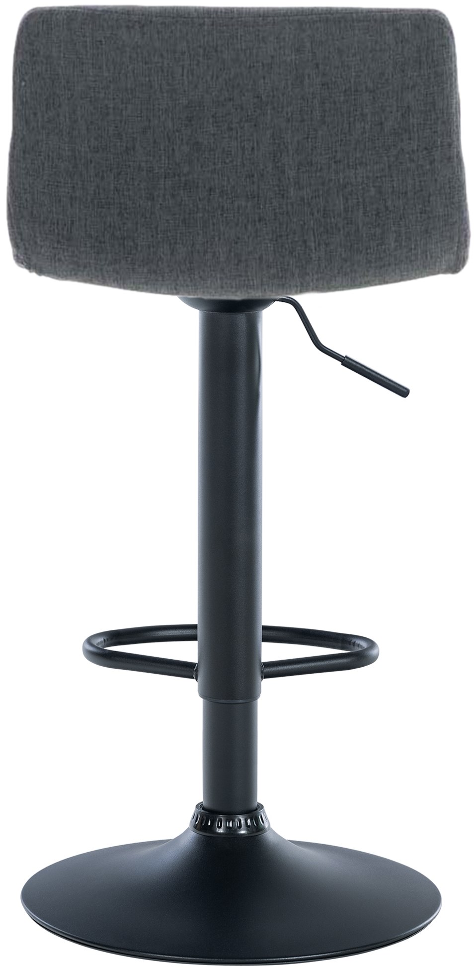 Barhocker Hoover Stoff B, dunkelgrau