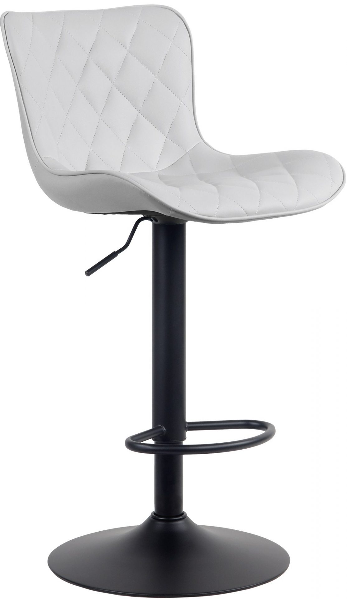 Barhocker Emma Kunstleder, weiß