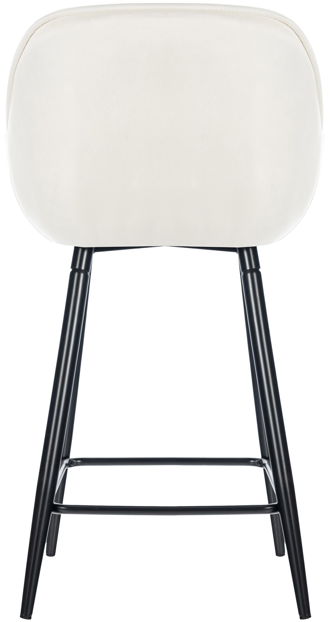 Barhocker Gibson 76 Samt, creme
