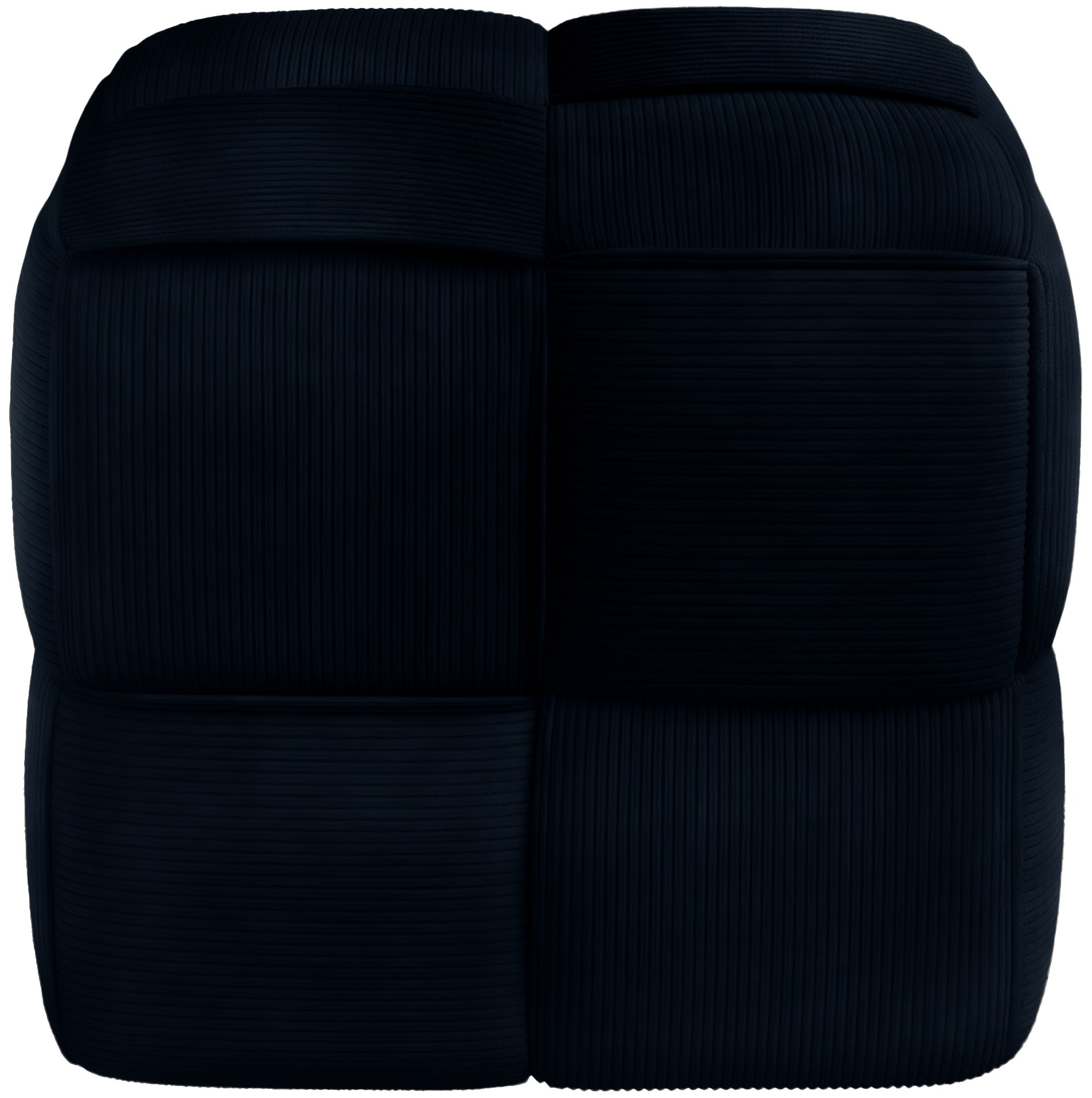 Sitzhocker Forinta Cord, anthrazit