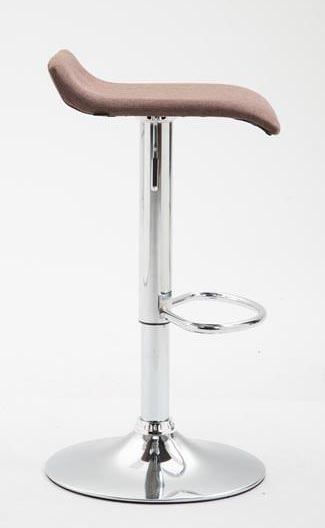 2er Set Barhocker Dyn V2 Stoff C, braun