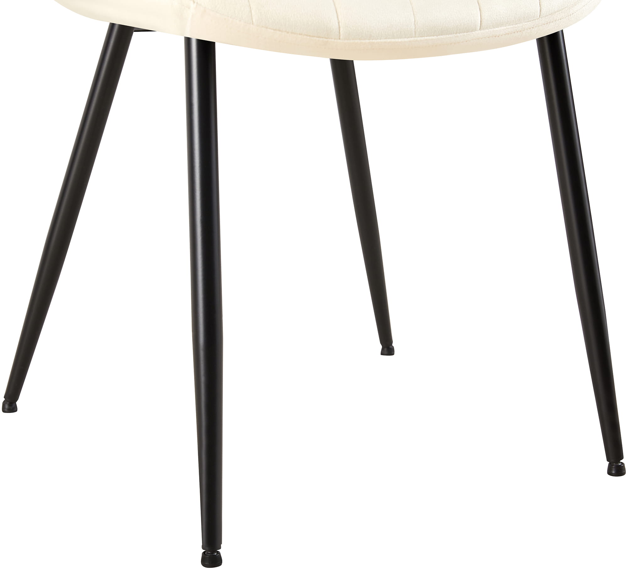 Stuhl Rahden Samt, creme