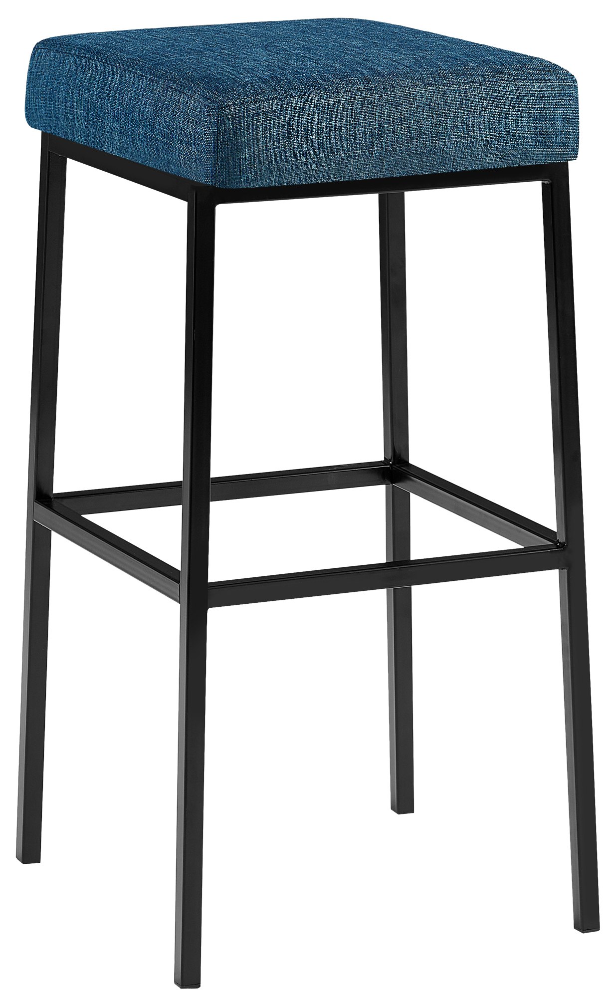 Barhocker Montreal B80 Stoff, blau