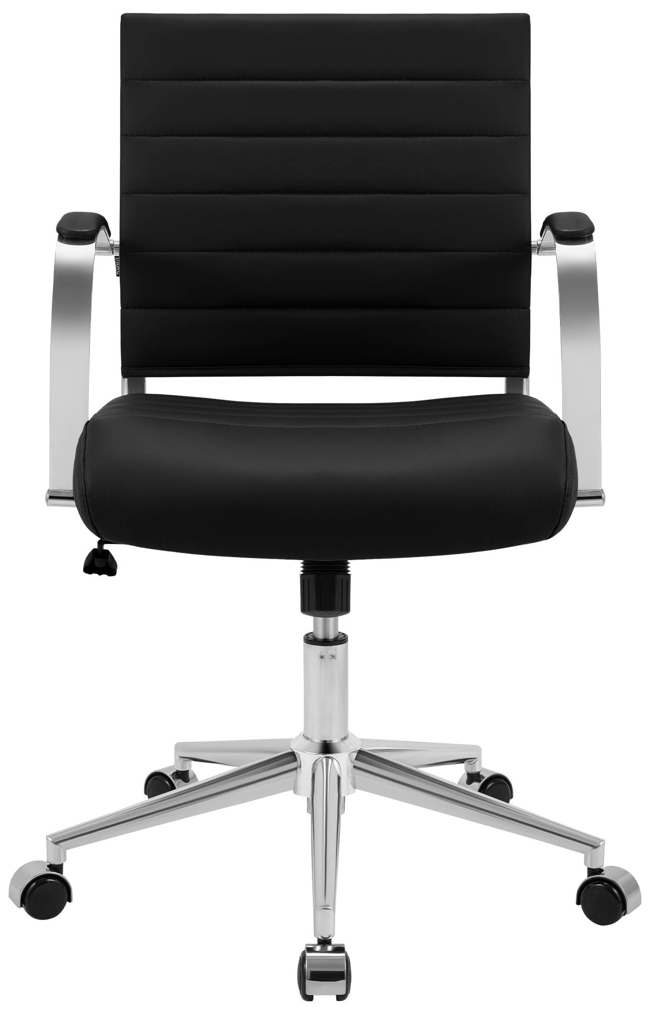 Bürostuhl Oakland Echtleder, schwarz