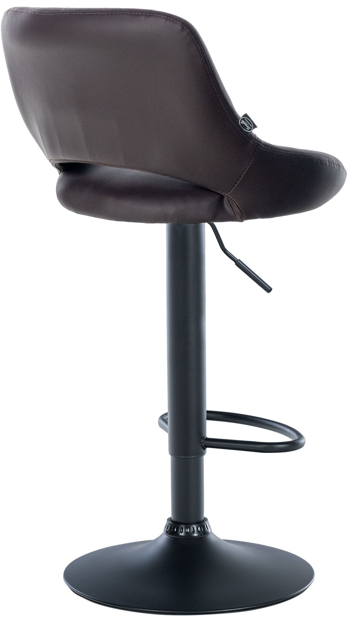2er Set Barhocker Milet Kunstleder B, braun