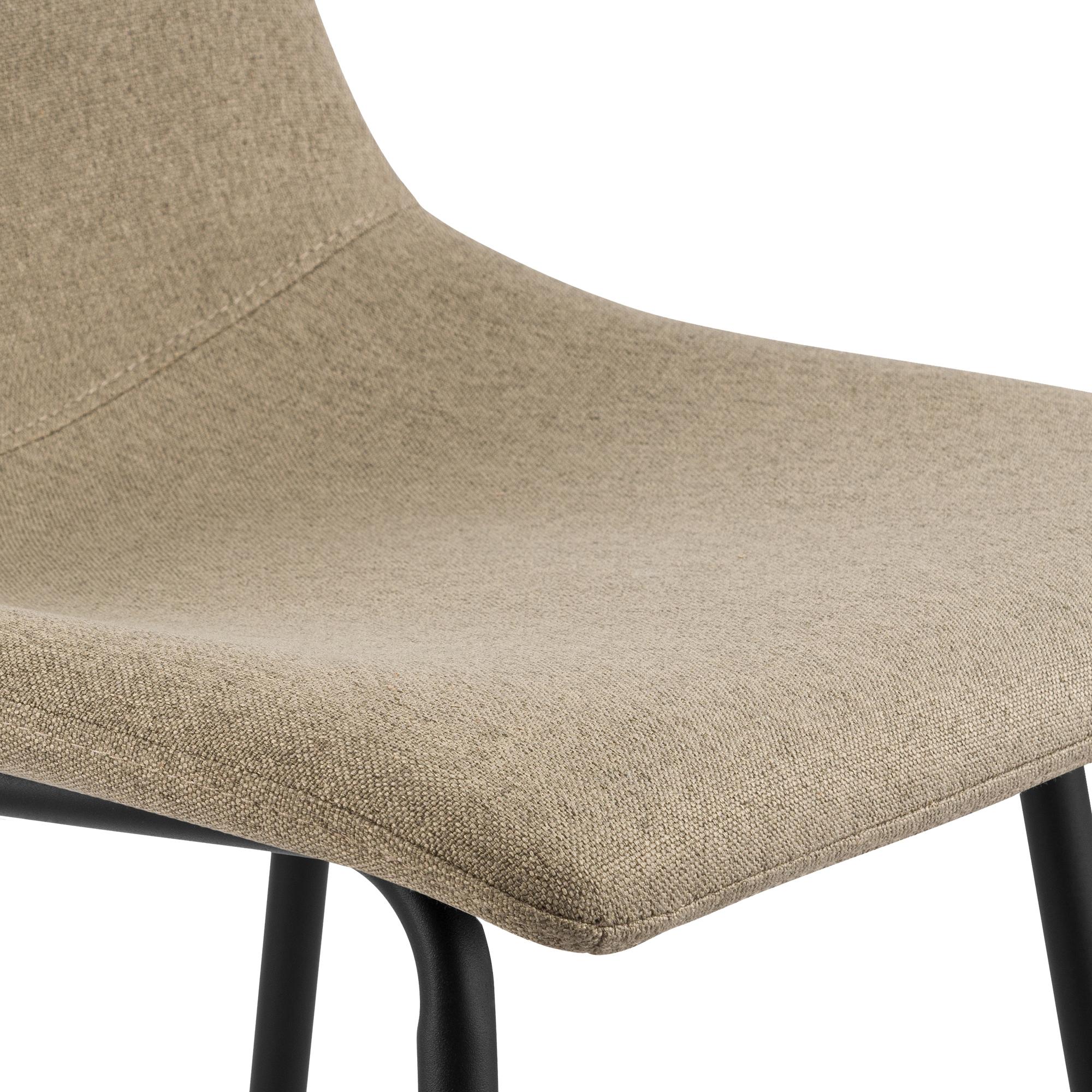 Barhocker Altona Stoff, taupe