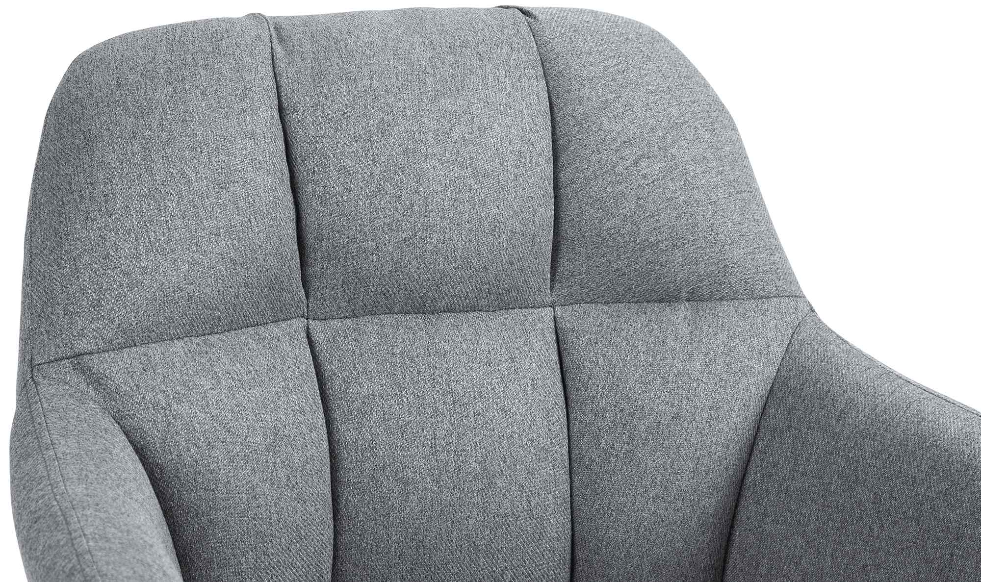 Barhocker Natoma Stoff schwarz, grau