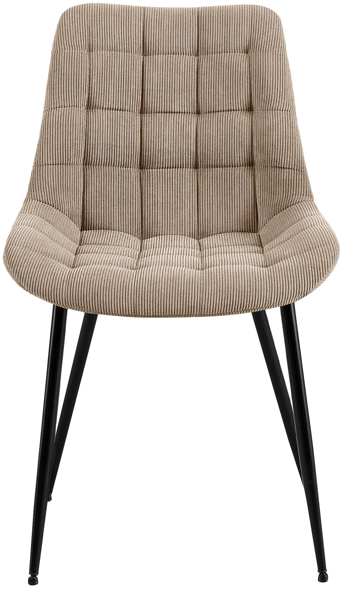 Esszimmerstuhl Sardna Cord, taupe