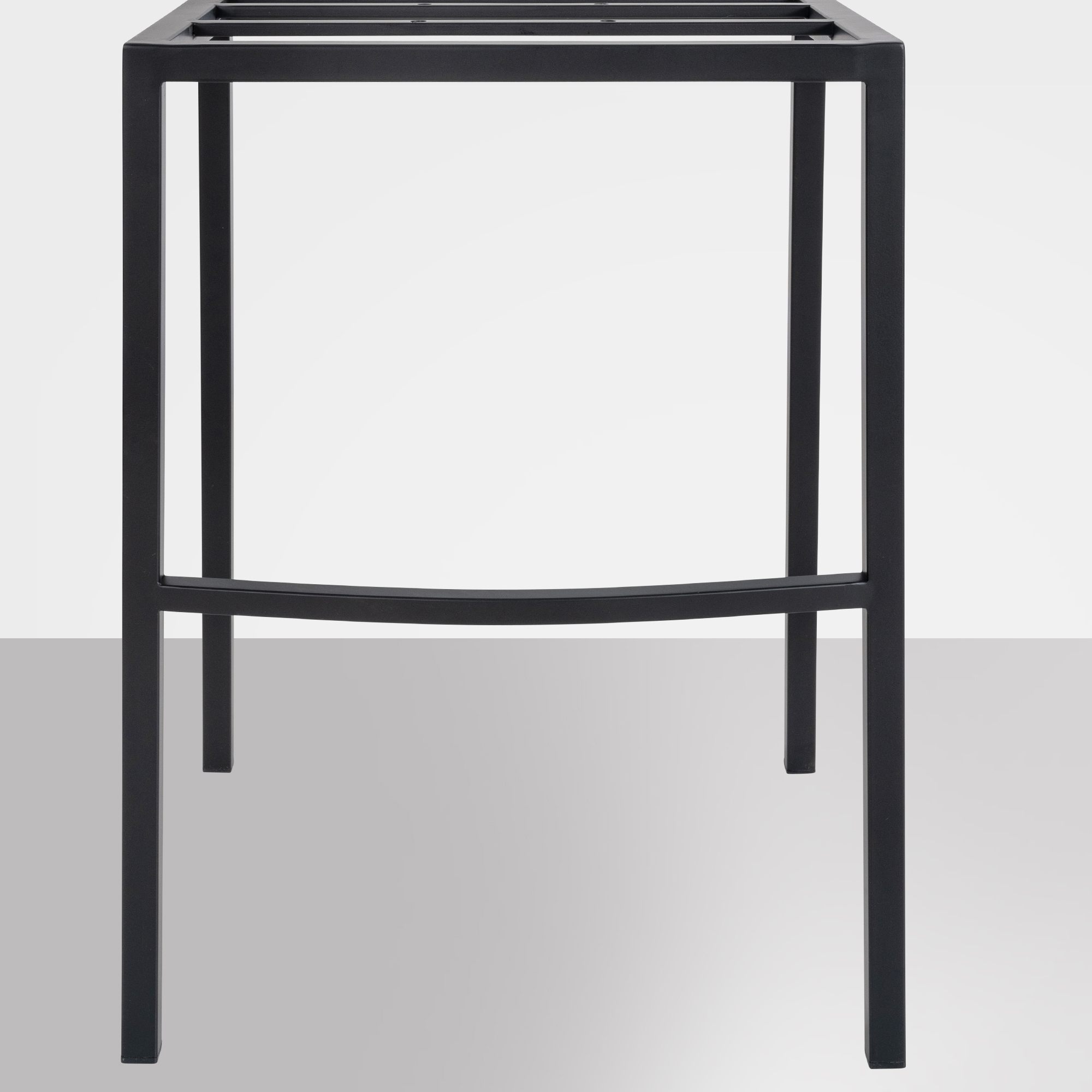 Barhocker Damaso B Samt mit 4-Fuß Gestell, braun