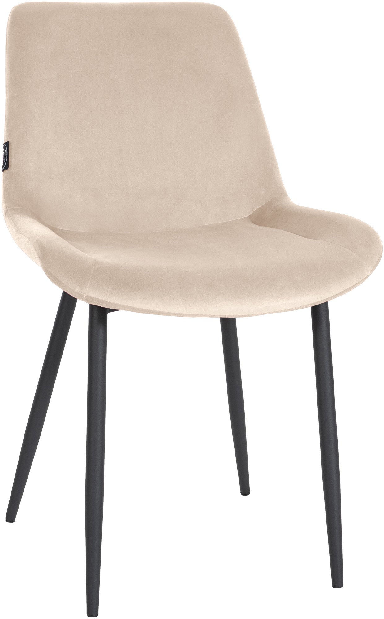 Esszimmerstuhl Victoria Samt, creme