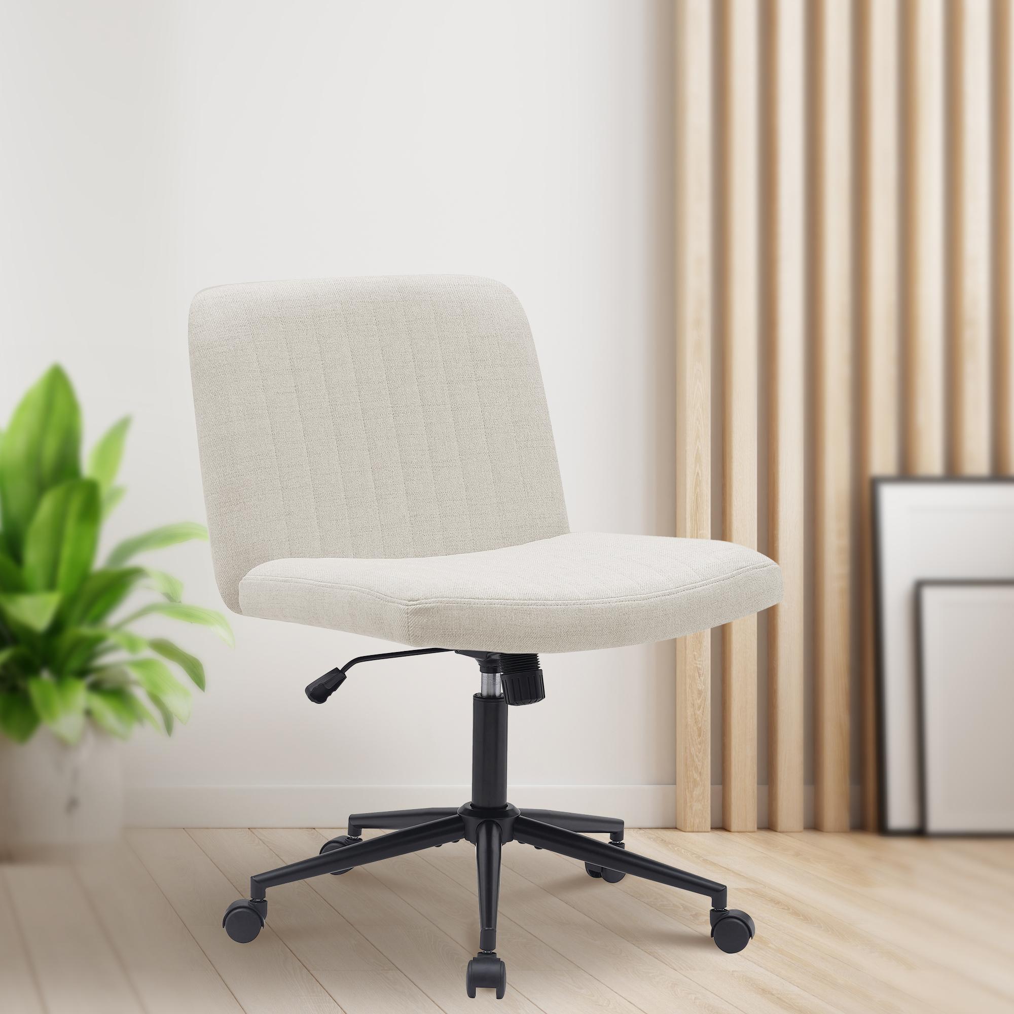 Bürostuhl Kingman Stoff, creme