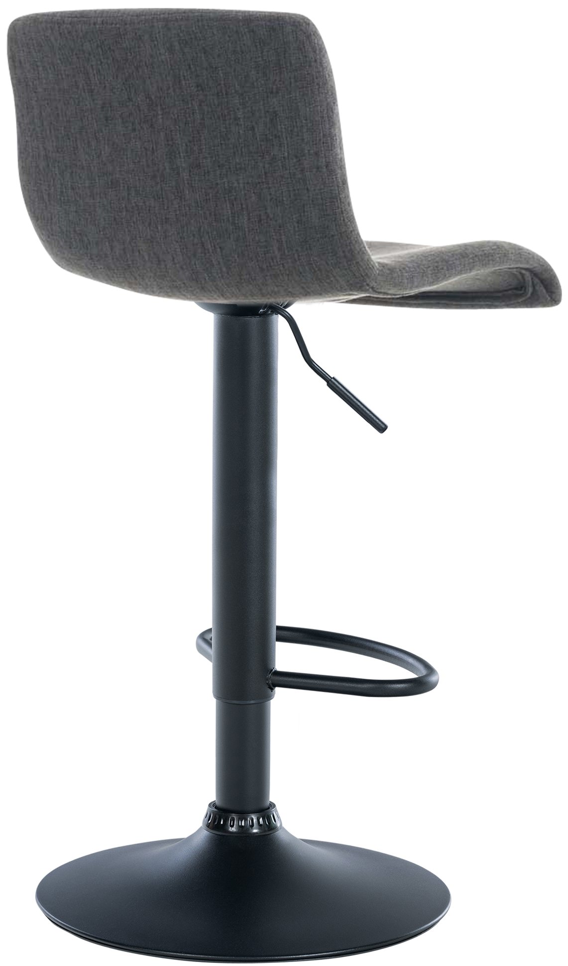 Barhocker Hoover Stoff B, dunkelgrau