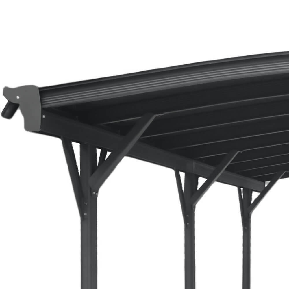 Design Carport FALO - 505 x 300 cm Anthrazit