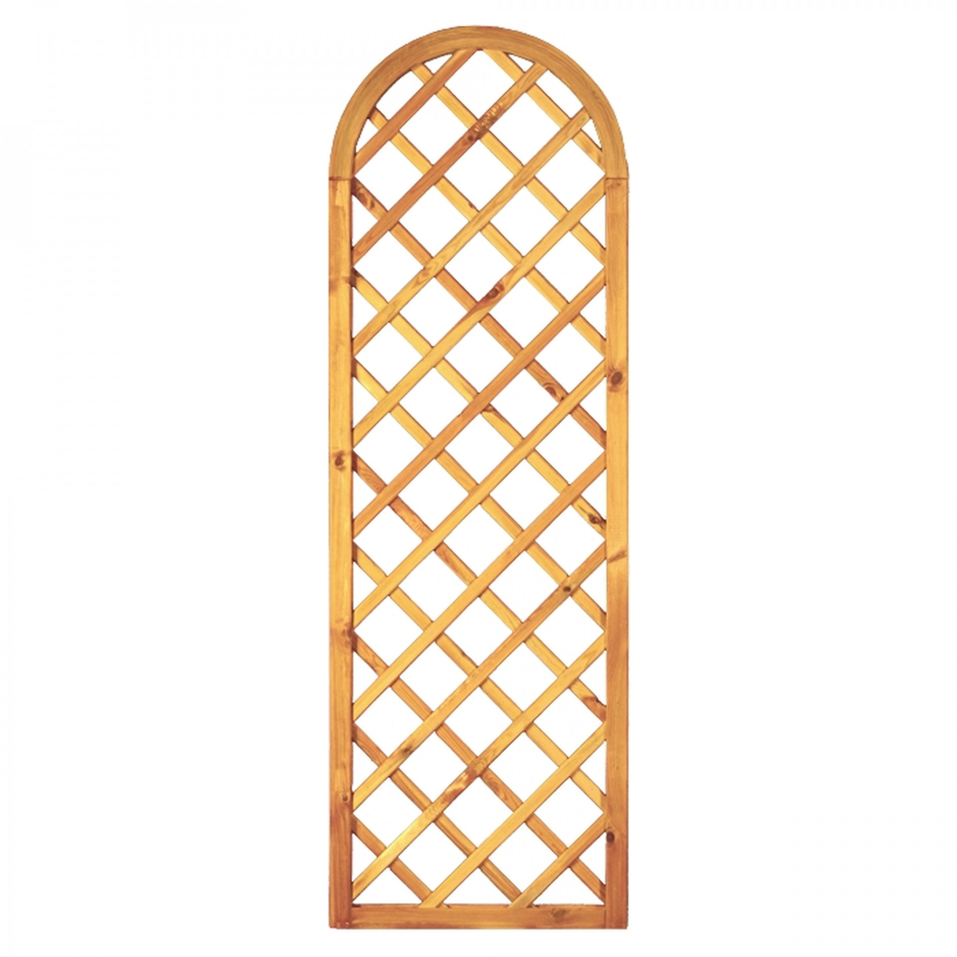 Barock-Ranki rund 60 x 180/150 cm, MW 10 x 10 cm, Rahmen 45/45 mm, kdi grün, Leisten 12 x 30 mm, genagelt