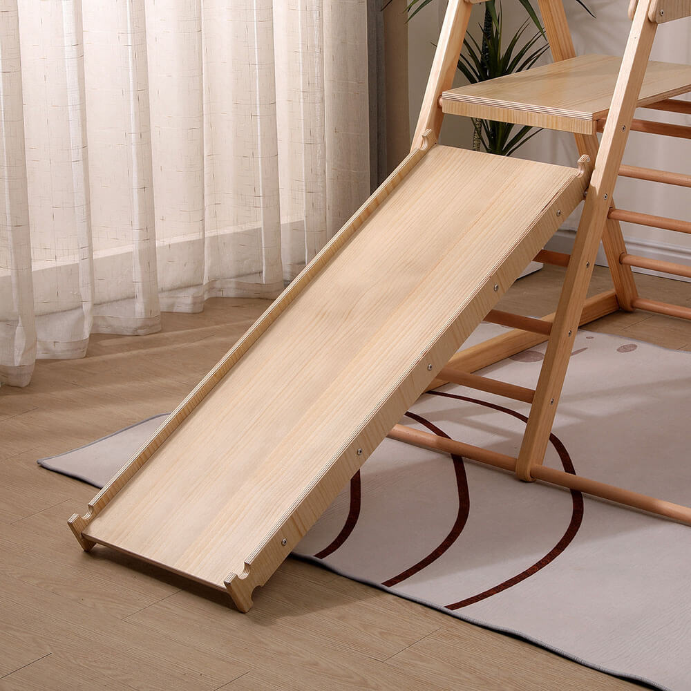 Klettergerüst Indoor inkl. Rutsche und Schaukel IDA
