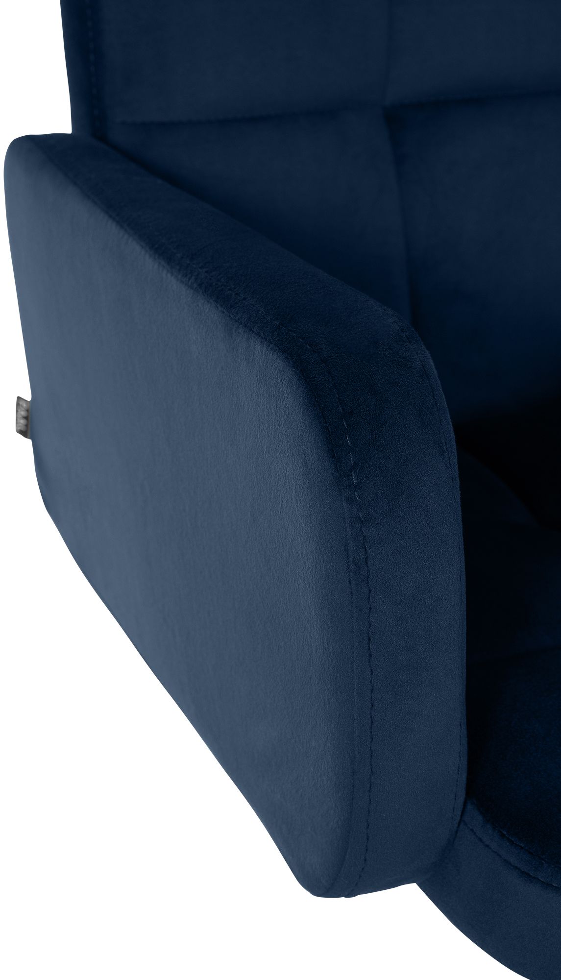 2er Set Barhocker Los Angeles Samt weiß, blau