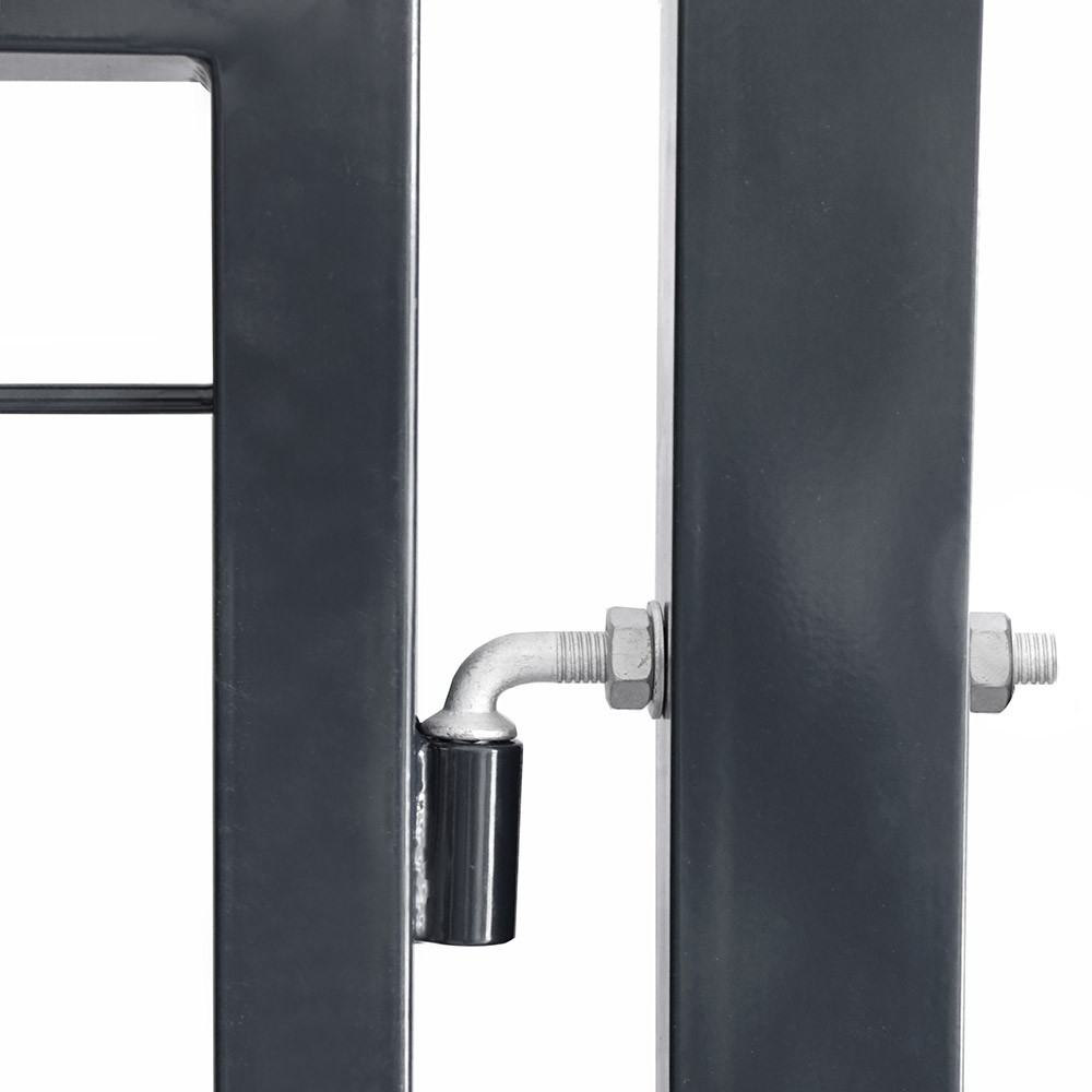 Gartentor für Doppelstabmattenzaun PORTARIUS - 80 cm Anthrazit