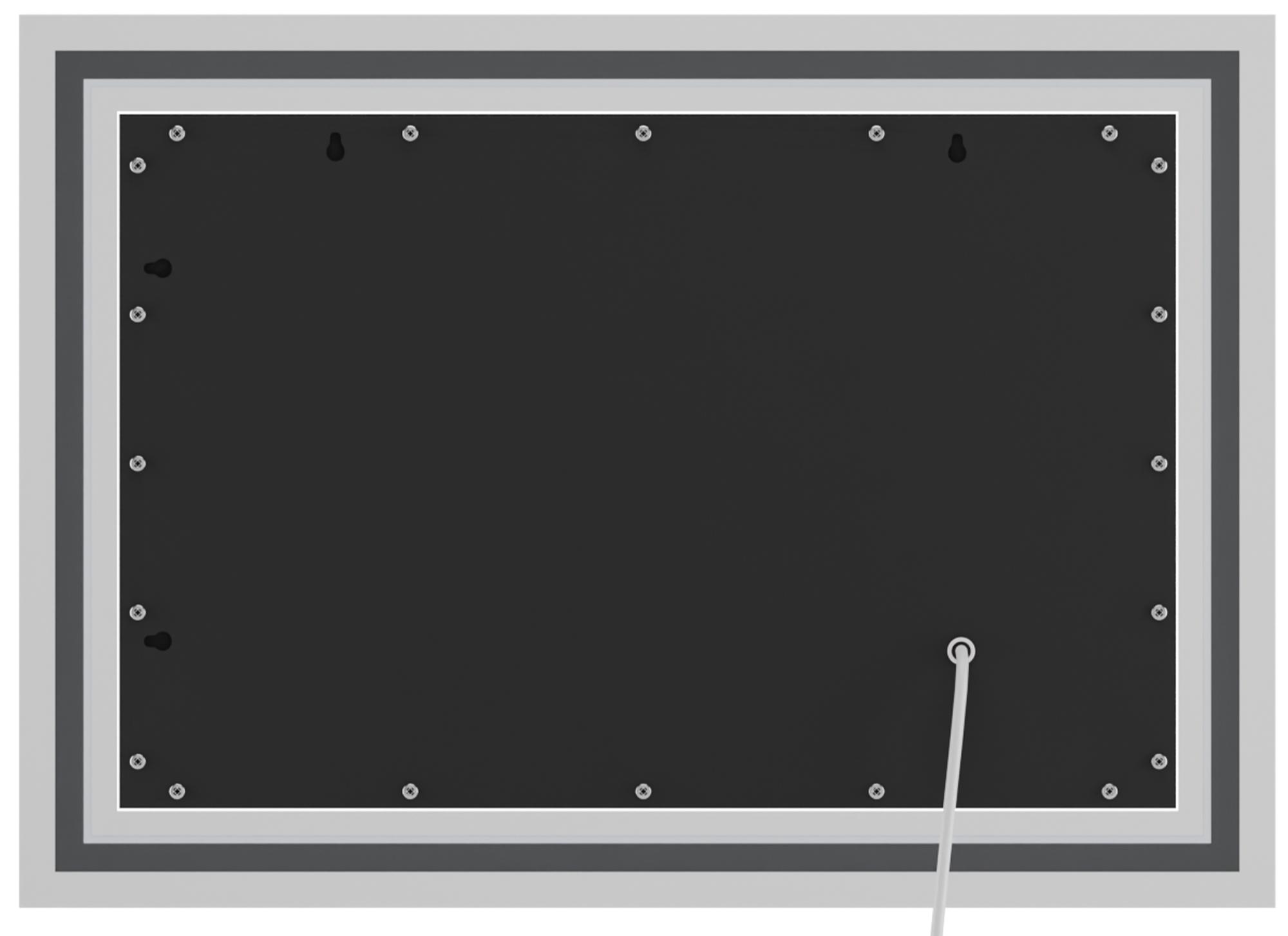 Badspiegel Jaffrey 50x70 ohne Bluetooth, klarglas