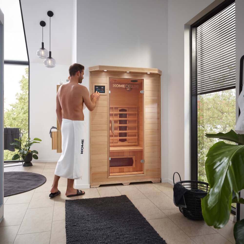 Infrarotkabine REDSUN M - 120 x 105 cm für 2 Personen