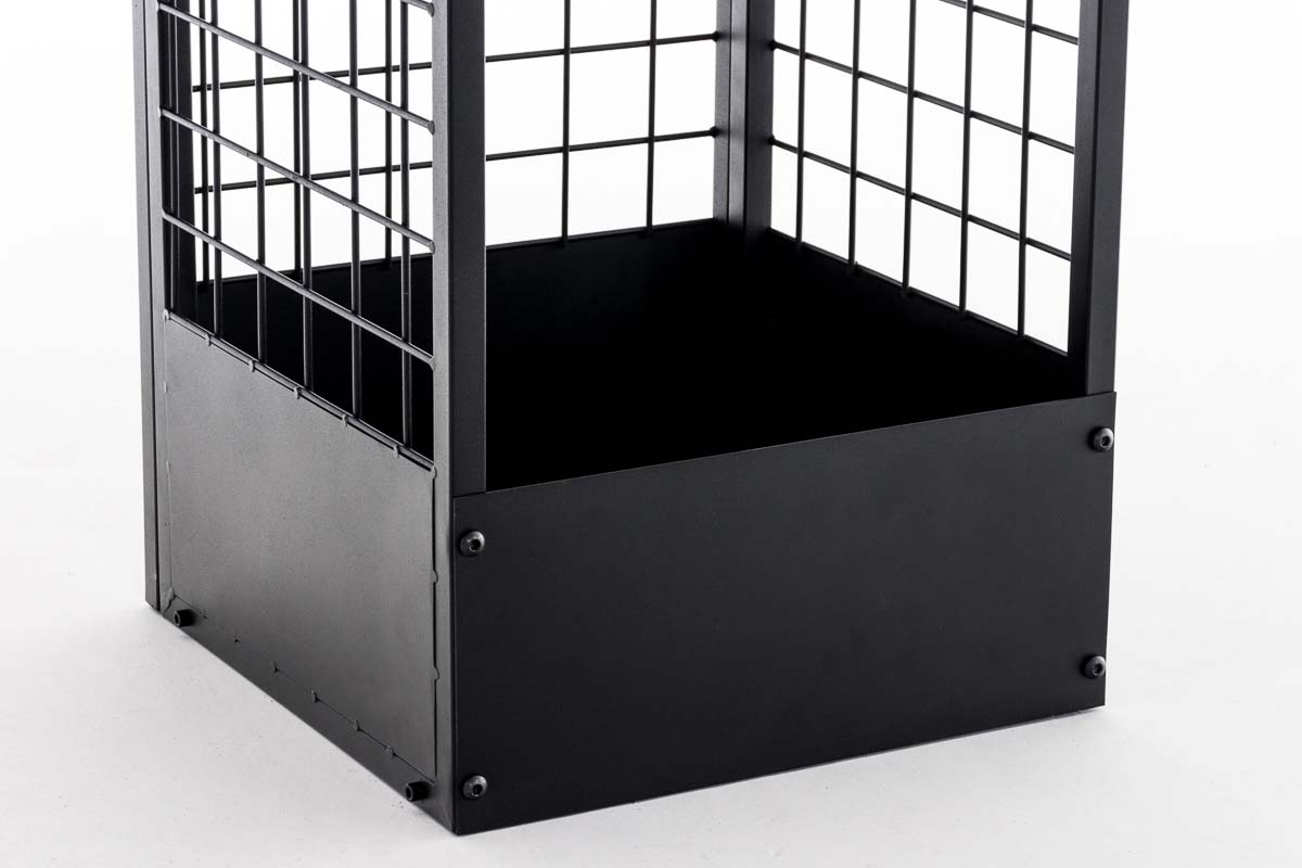 Kaminholzständer Forrest 40x40x120, schwarz