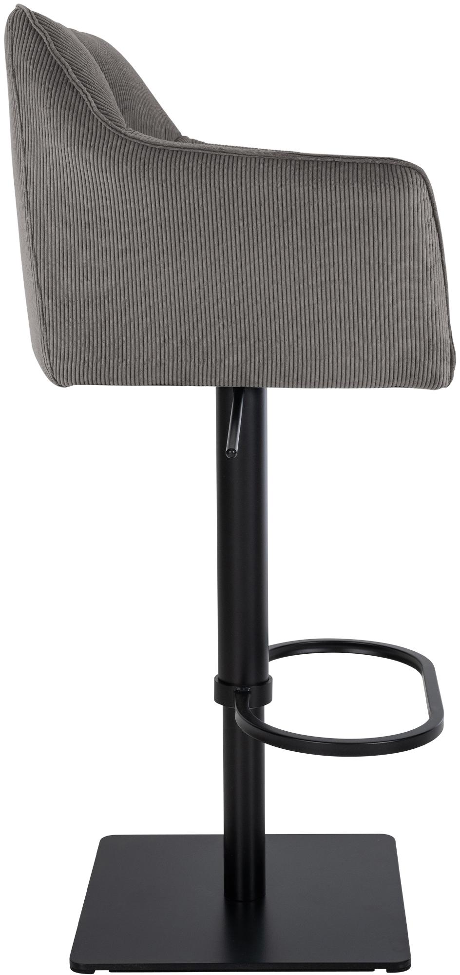 Barhocker Damaso B Cord, taupe