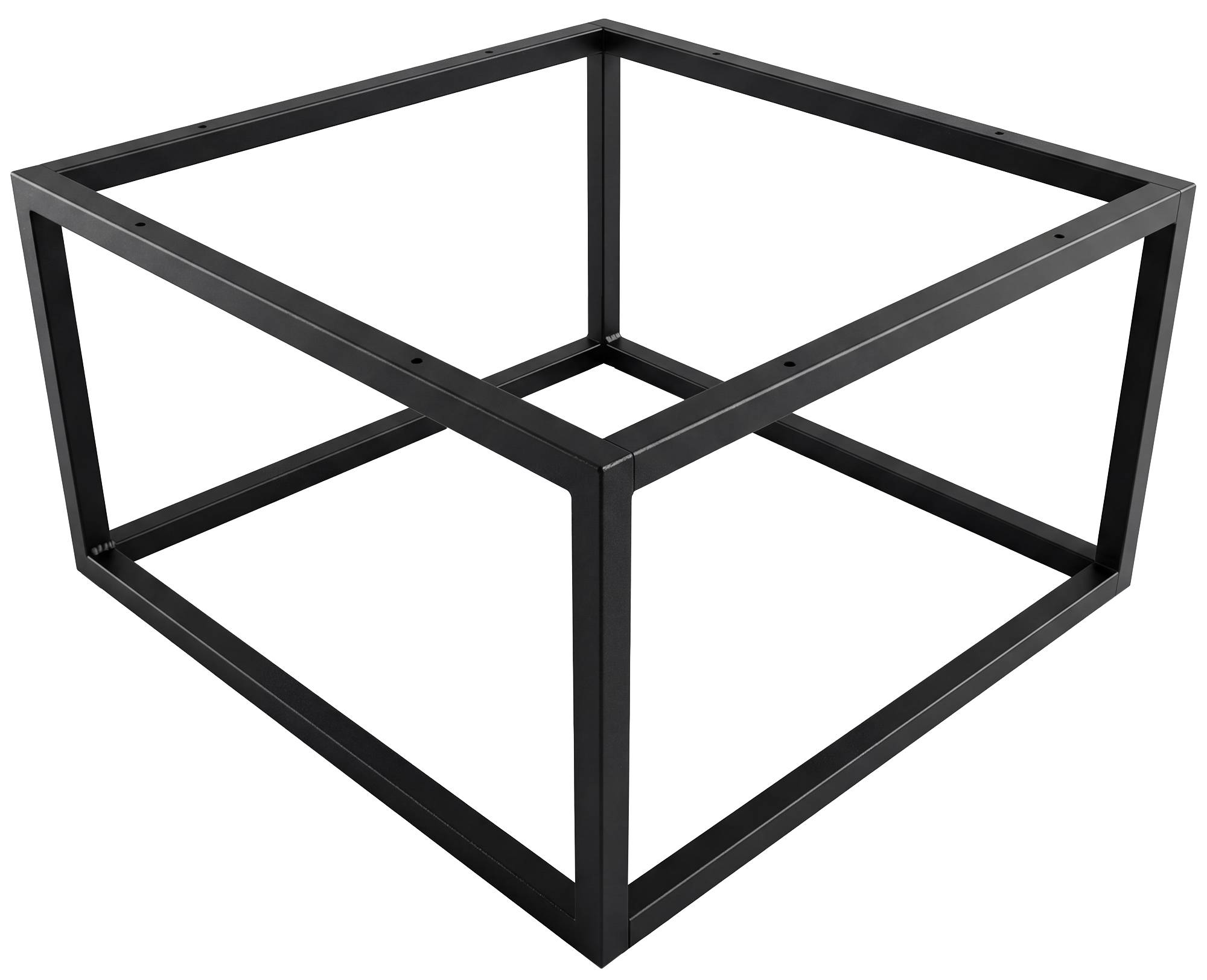 Tischgestell Metall 80x80x42 cm, schwarz